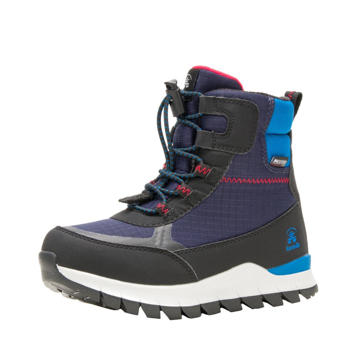 Ferse Verstärkte Kamik ROCKIES Jungen Winterstiefel dunkelblau