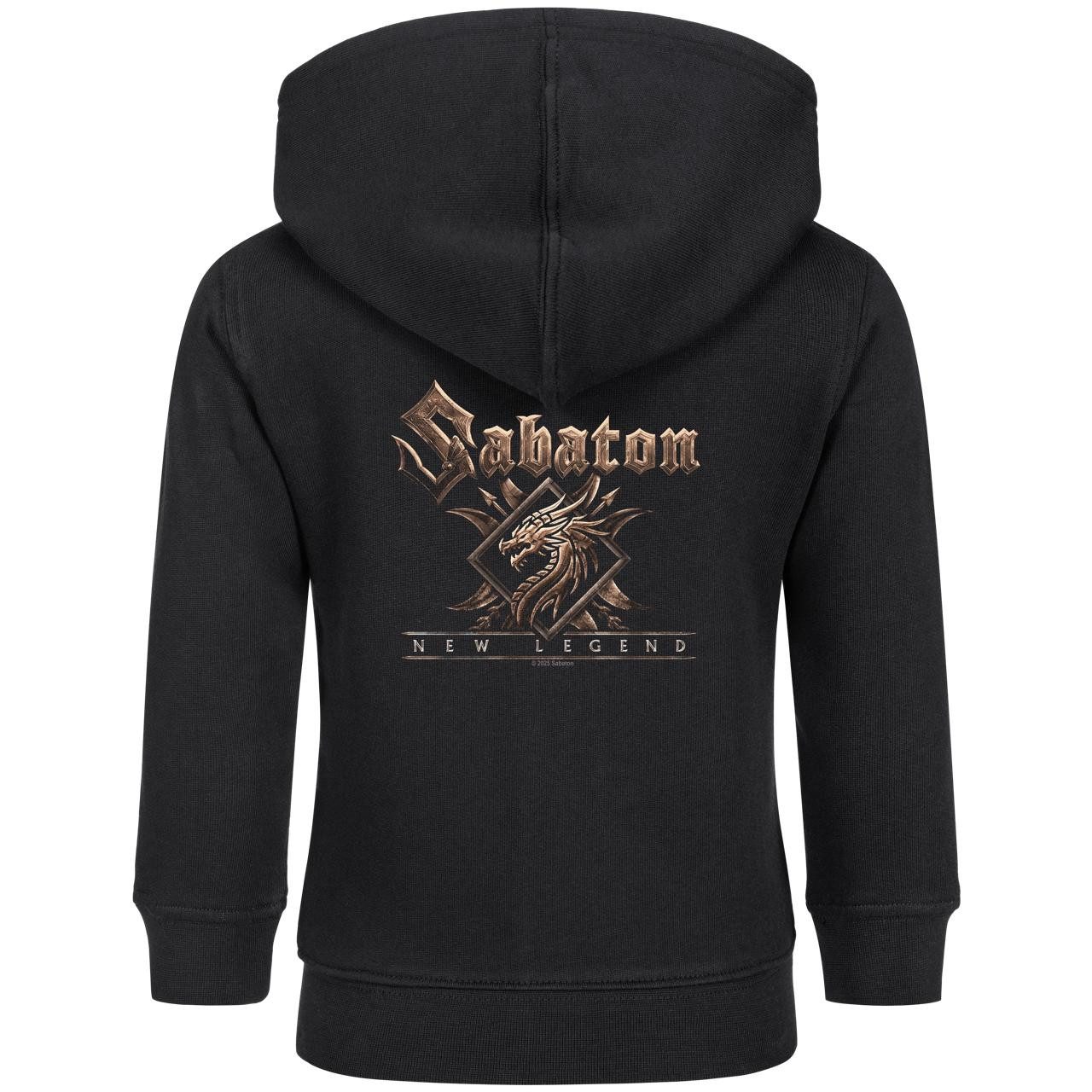 Metal Kids Kapuzensweatjacke mit Sabaton (New Legend) Aufdruck für Babys (0–24 M)