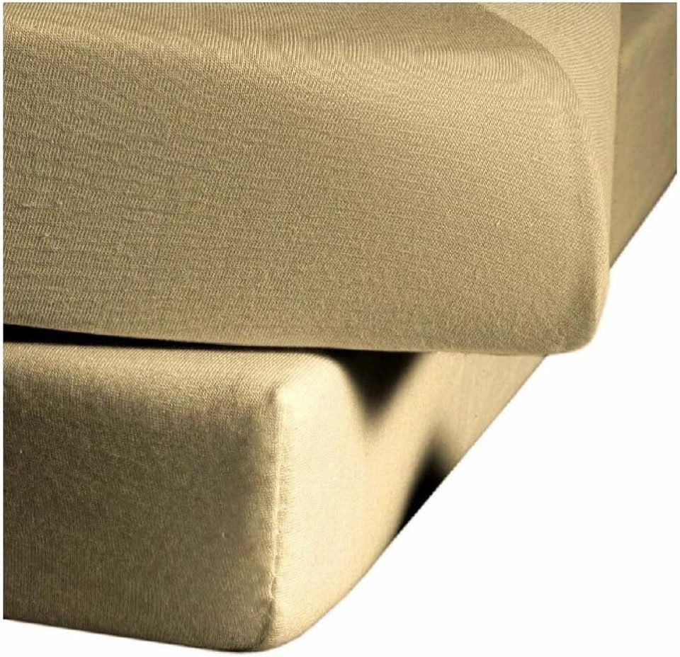 fleuresse Spannbettlaken Comfort Jerseyspannlaken, 96% Baumwolle, günstig online kaufen