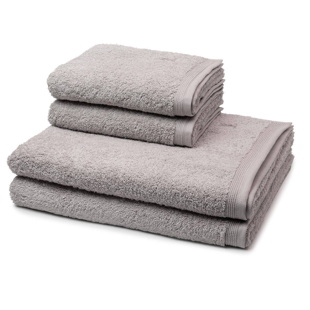 Möve Handtuch Set Superwuschel, Walkfrottee (Spar-Set, 4-St), 2 X Handtuch 2 X Duschtuch im Set - Baumwolle - Saugstark