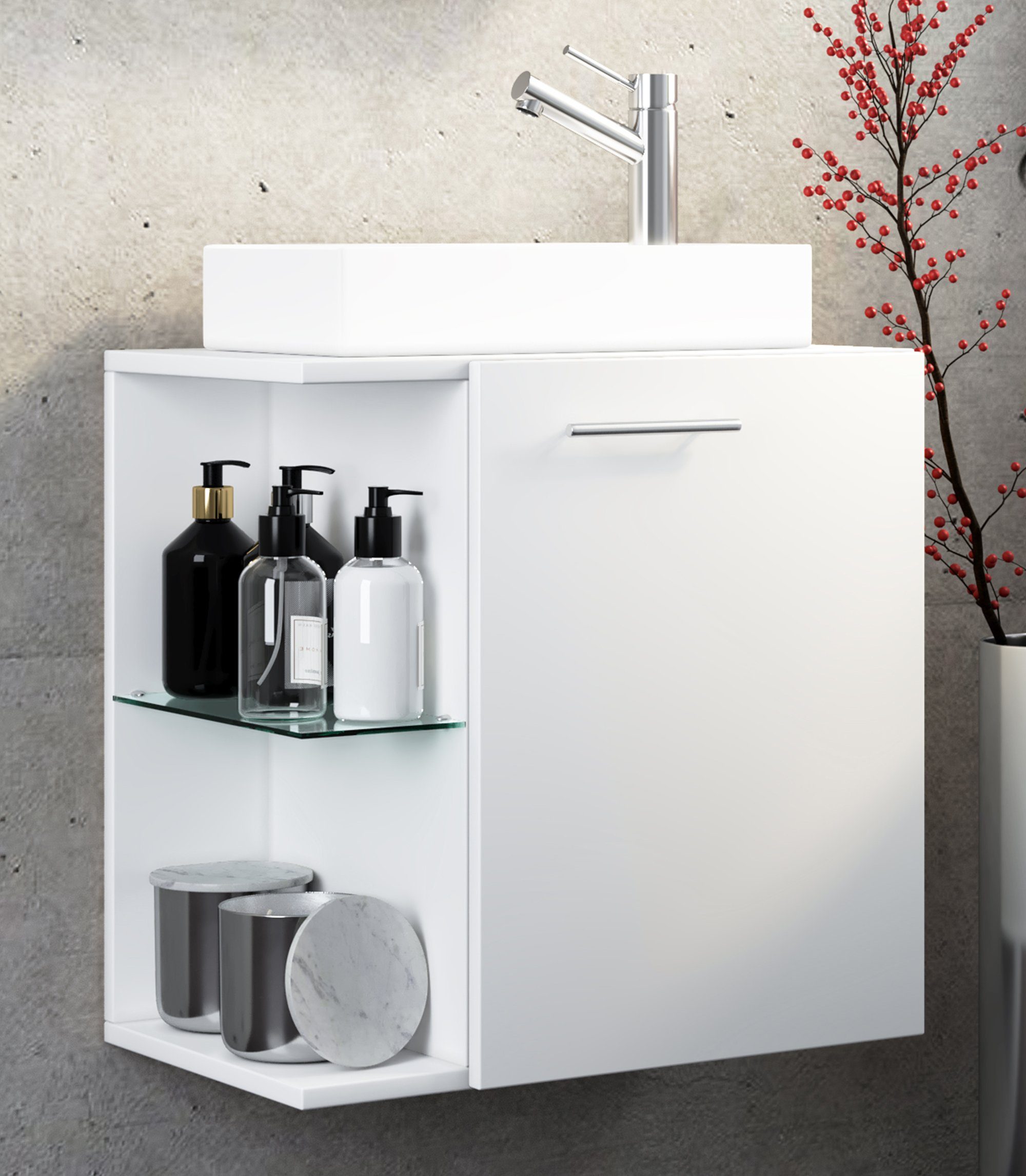 VCM Waschtisch 2-tlg Gäste WC Waschplatz günstig online kaufen