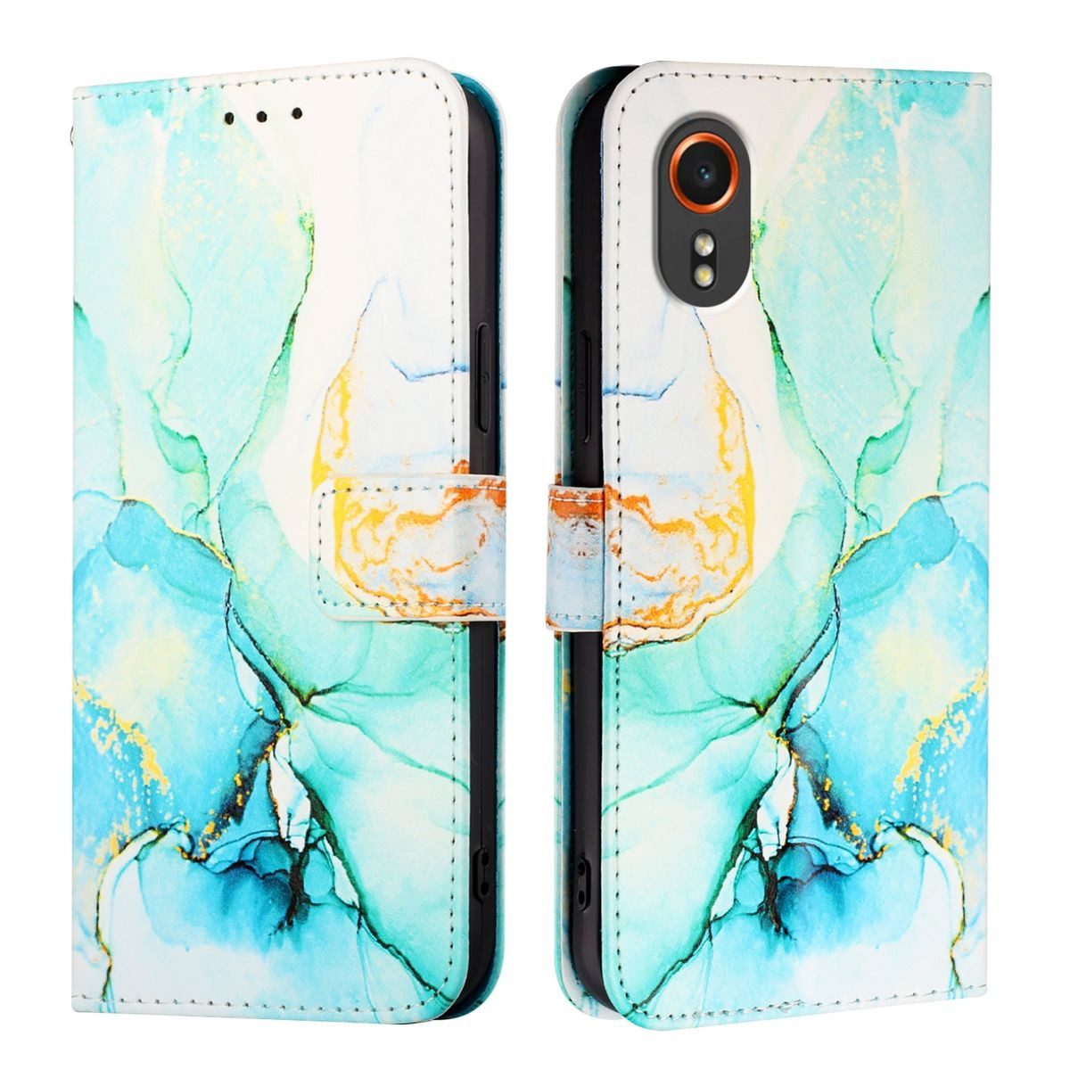 König Design Handyhülle Samsung Galaxy Xcover 7, Schutzhülle Schutztasche Case Cover Etuis Wallet Klapptasche Bookstyle