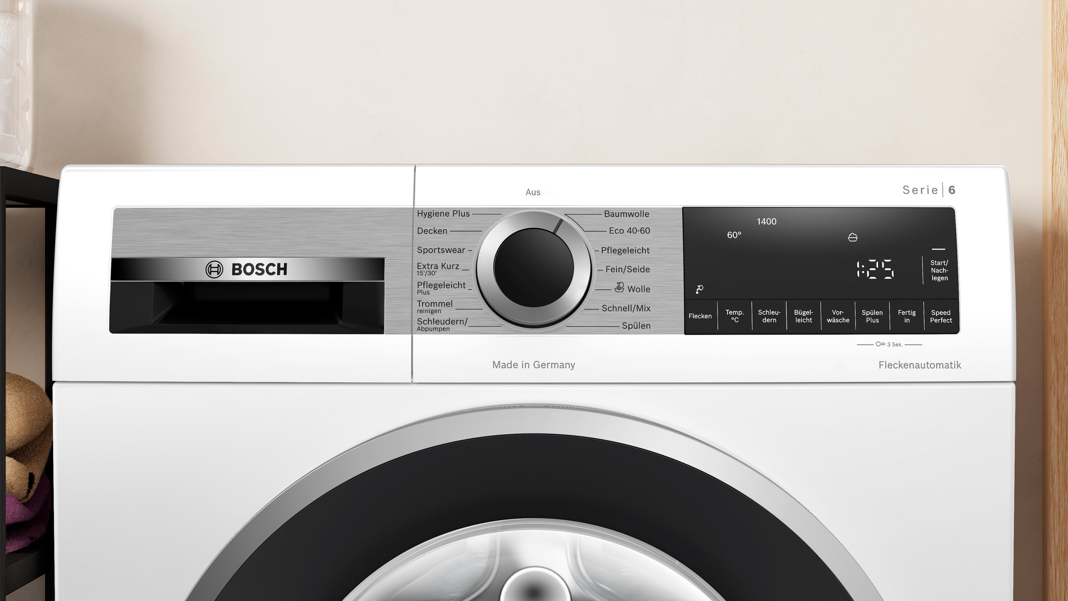 BOSCH Waschmaschine Serie 6 WGG244120, 9 kg, 1400 U/min
