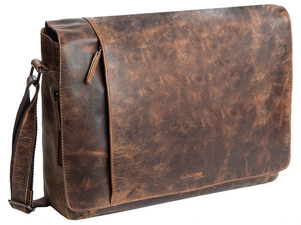 GreenLand Nature Messenger Bag, mit praktischer Einteilung