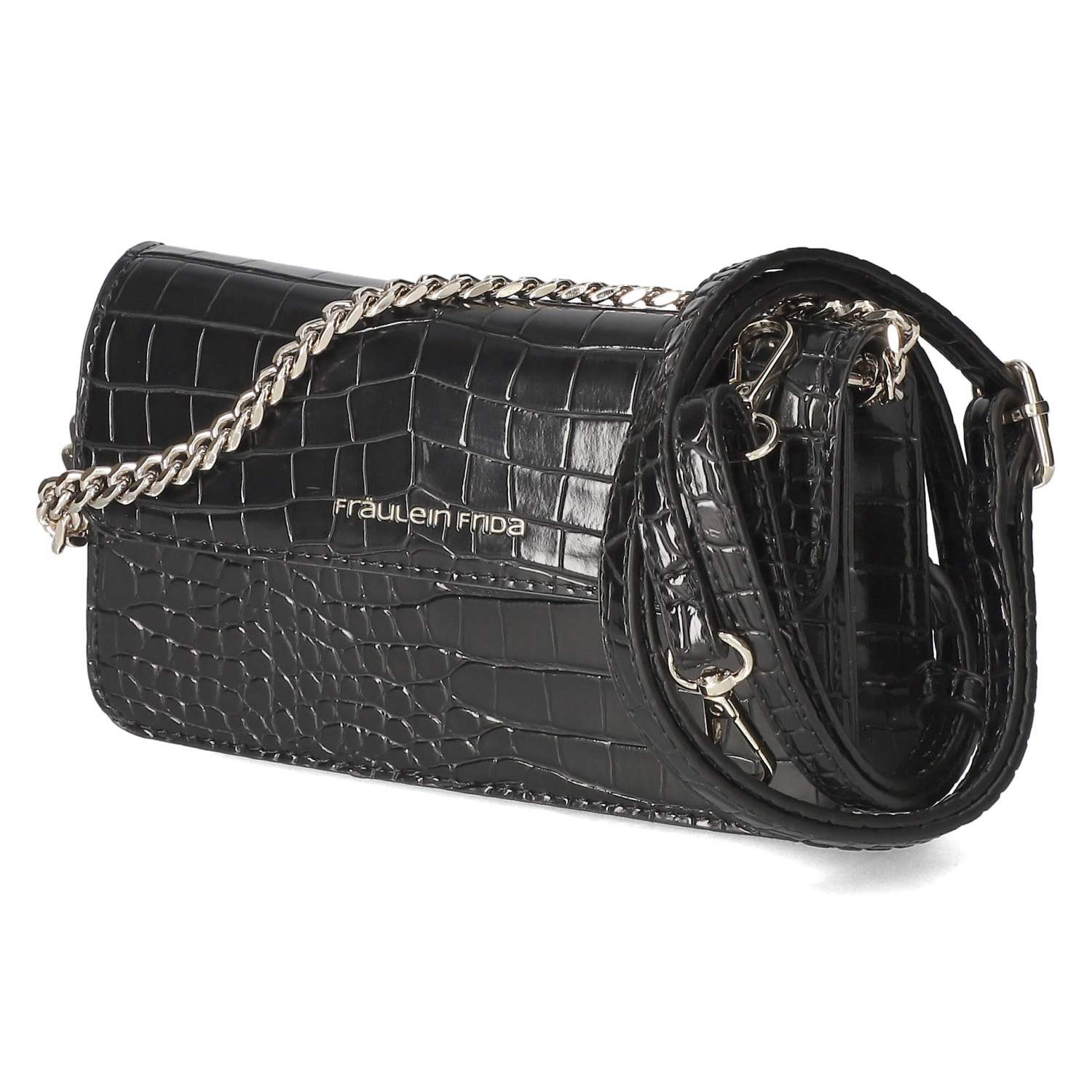 Fräulein Frida Handtasche Fräulein Frida FF2148,198 Damen Henkeltaschen Synthetik black