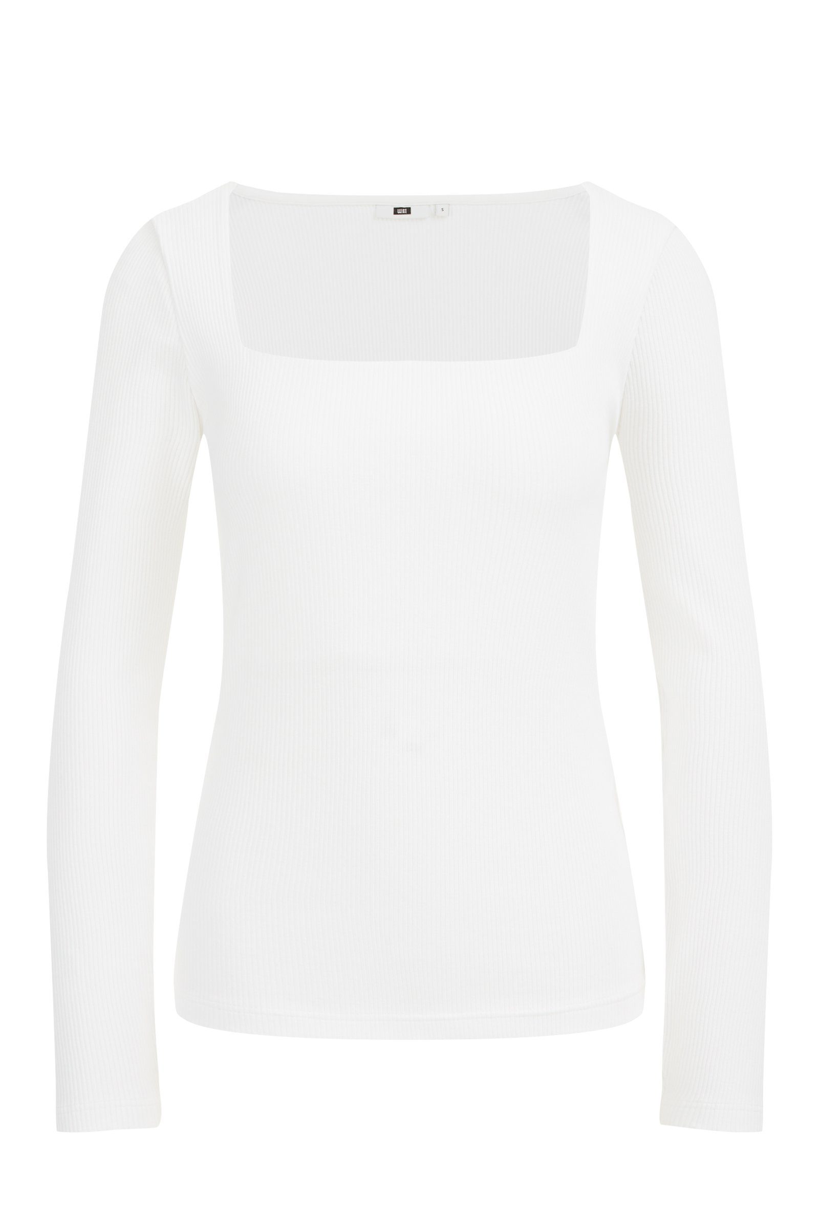 WE Weiß Fashion T-Shirt (1-tlg)