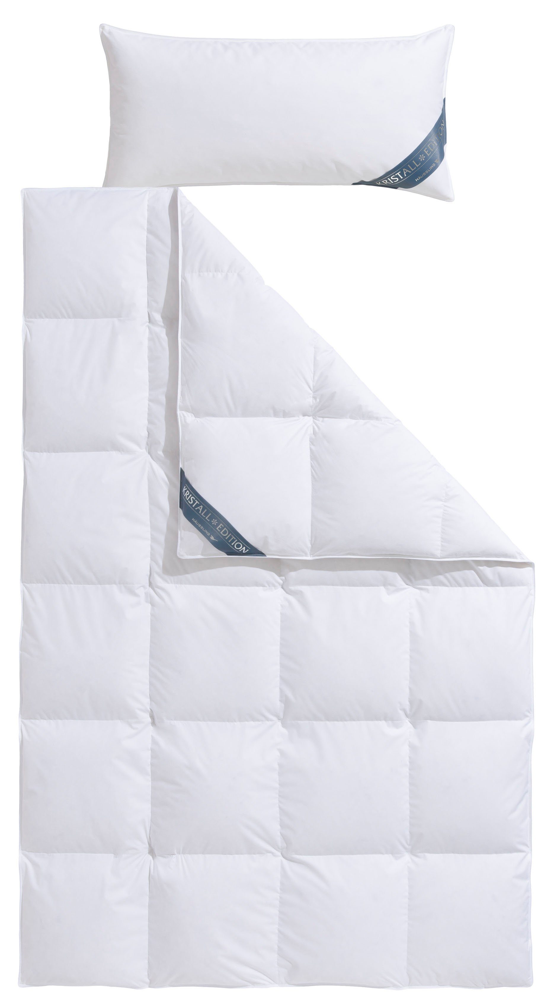 Haeussling Daunenbettdecke + Kopfkissen Kristall Edition, günstig online kaufen