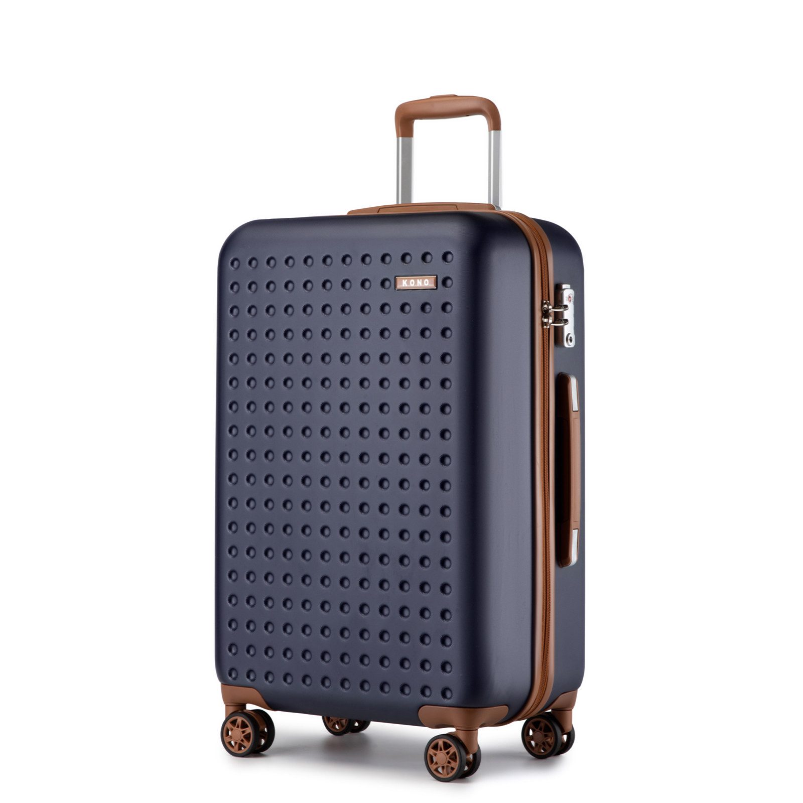 KONO Koffer Hartschalenkoffer Reisekoffer Trolleys 100% ABS Handgepäck Koffer