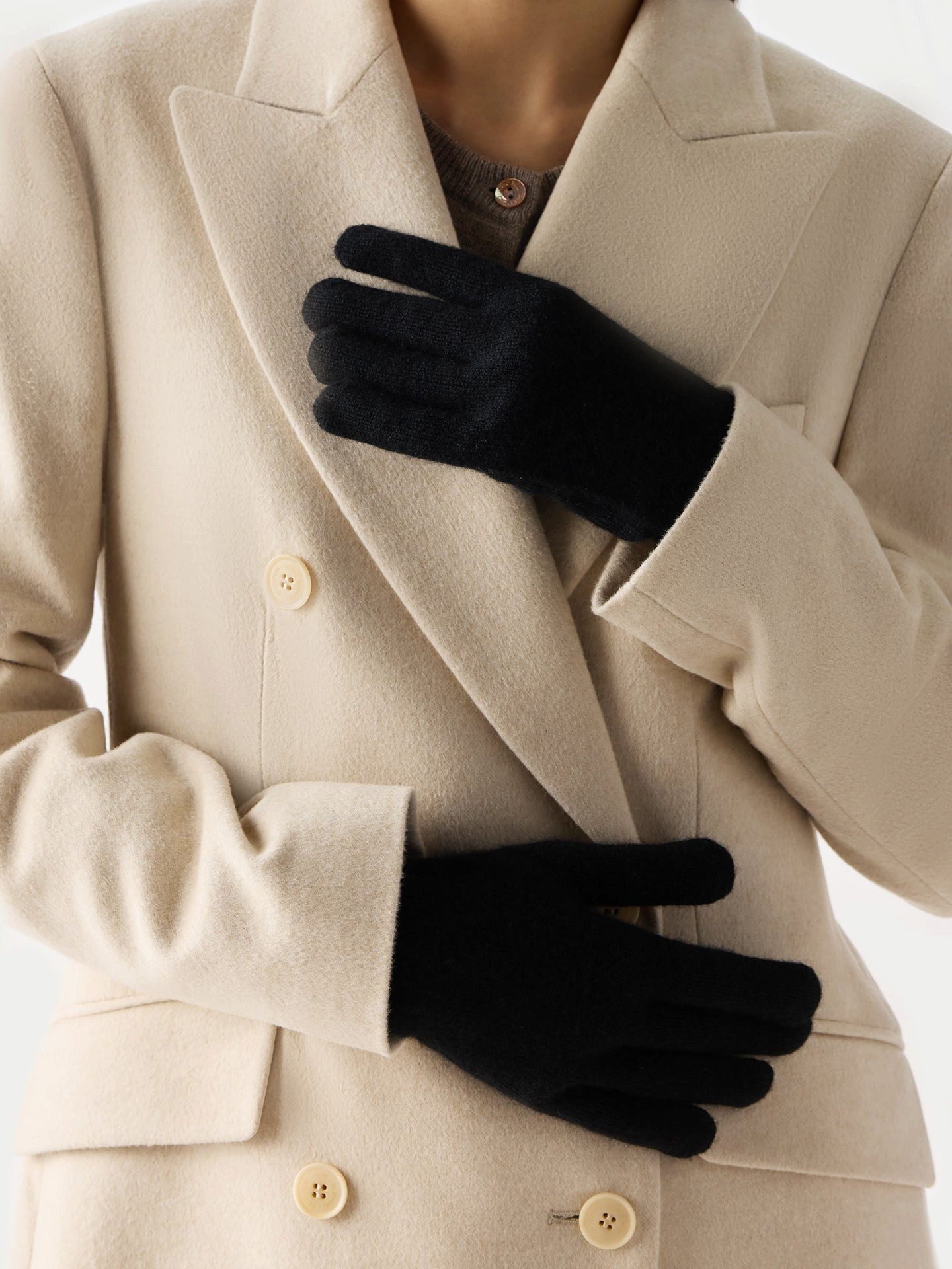 GOBI Cashmere Strickhandschuhe Essenzielle Strick-Kaschmirhandschuhe