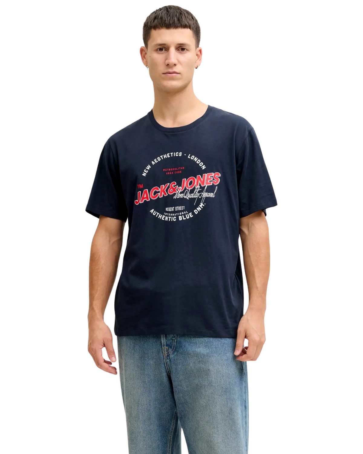Jack & Jones Print-Shirt Bedrucktes T-Shirt aus Baumwolle (5er-Pack) günstig online kaufen