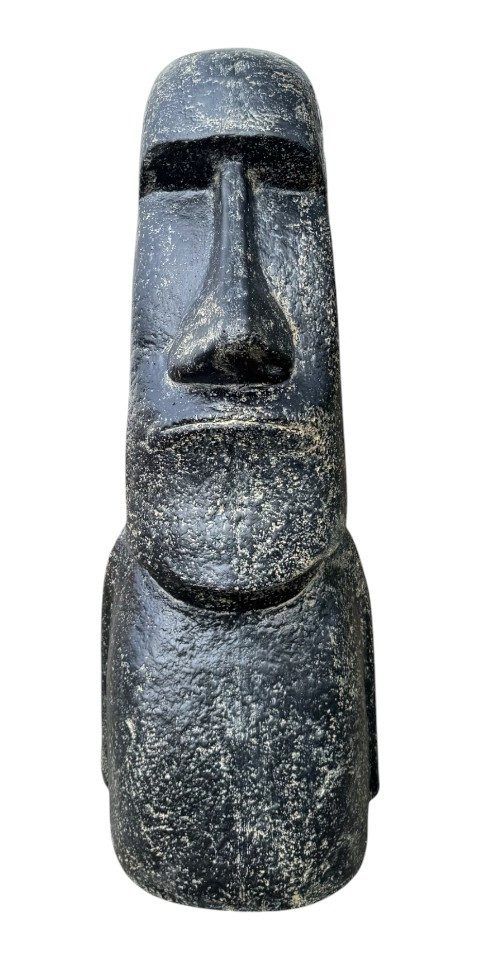FaHome Gartenfigur Rapa NUI Moai Statue, Skulptur Garten Lavasand-Steingemi günstig online kaufen