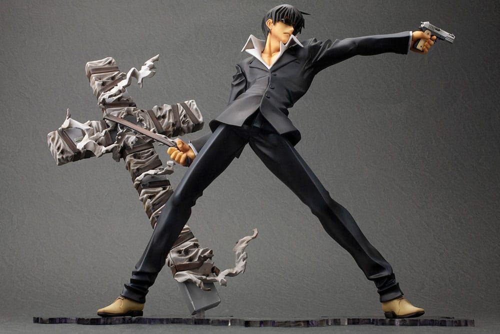 Kotobukiya Sammelfigur Trigun Badlands Rumble 1/8 Nicholas D. Wolfwood 20 cm ARTFX J Statue R