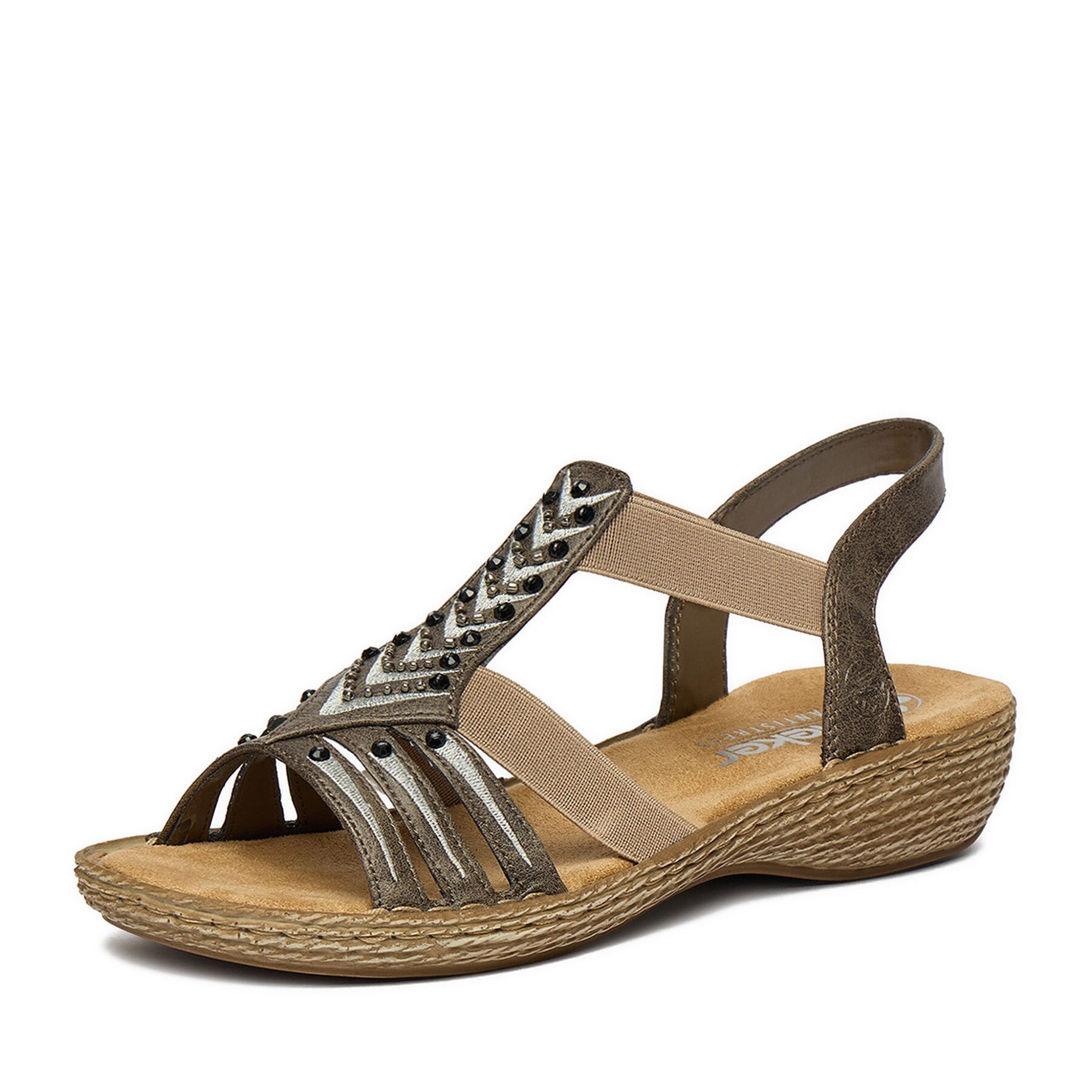 Rieker Rieker Damen-Sandalen Grau 65861-45 Sandale