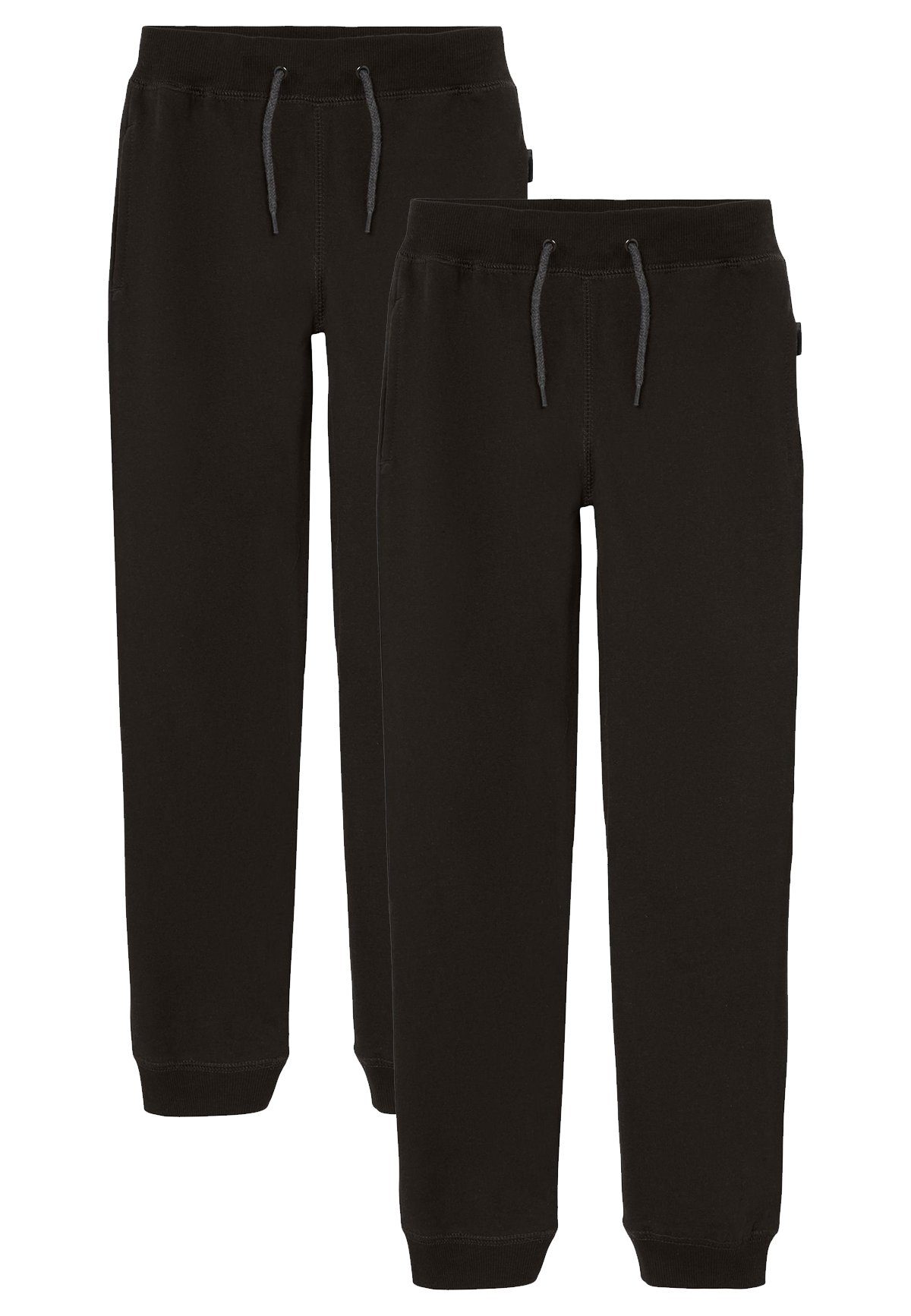 Name It Sweatpants 2-er Set Basic Sweatpants Gefüttert NKMSWEAT (2-tlg) NKMSWEAT PANT BRU NOOS