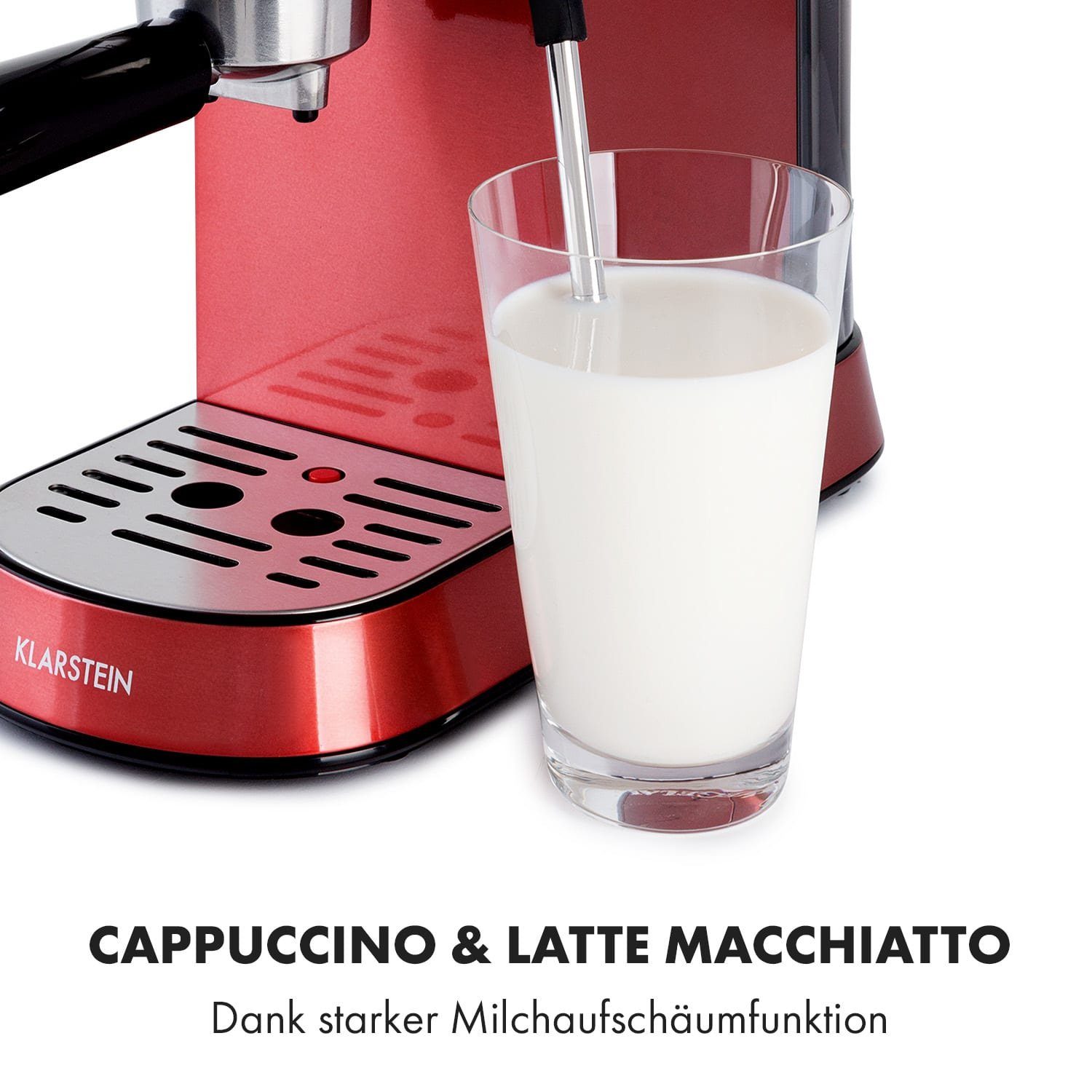 Menge die Tasse: Futura, für Filterkaffeemaschine richtige Stoppfunktion Klarstein jede Für