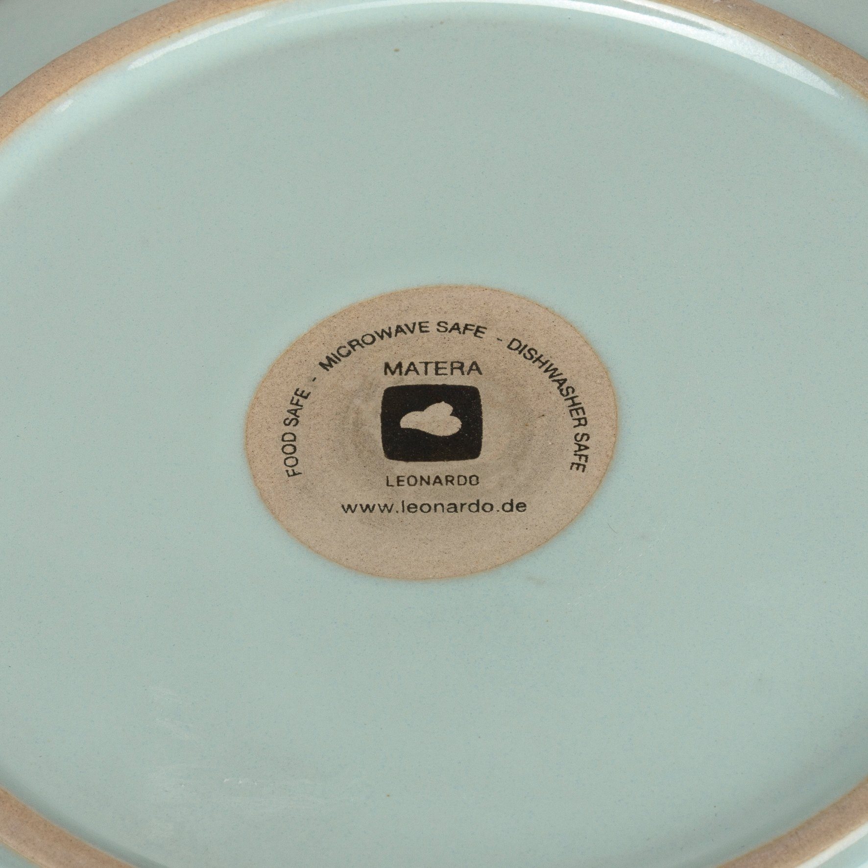 (6 Suppenteller cm Ø 21 blau Matera, Keramik, St), LEONARDO