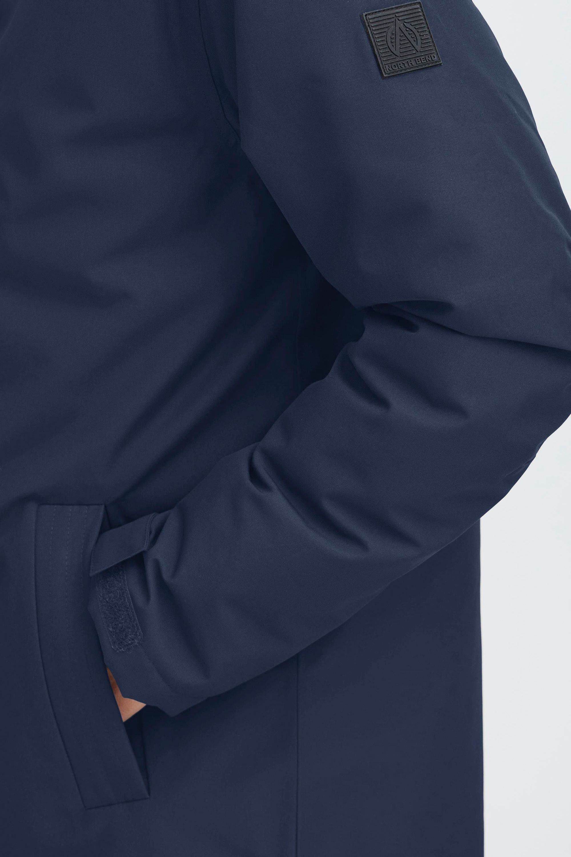 North Bend Kurzmantel NBMalis M Parka W-Pro 10000 W-PRO 10.000 mit wasserdichter Beschichtung
