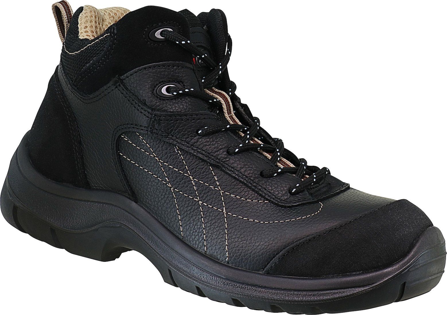 schwarz Garsport® Sicherheitsstiefel GAR Arbeitsschuhe Größe Stiefel, S3 45