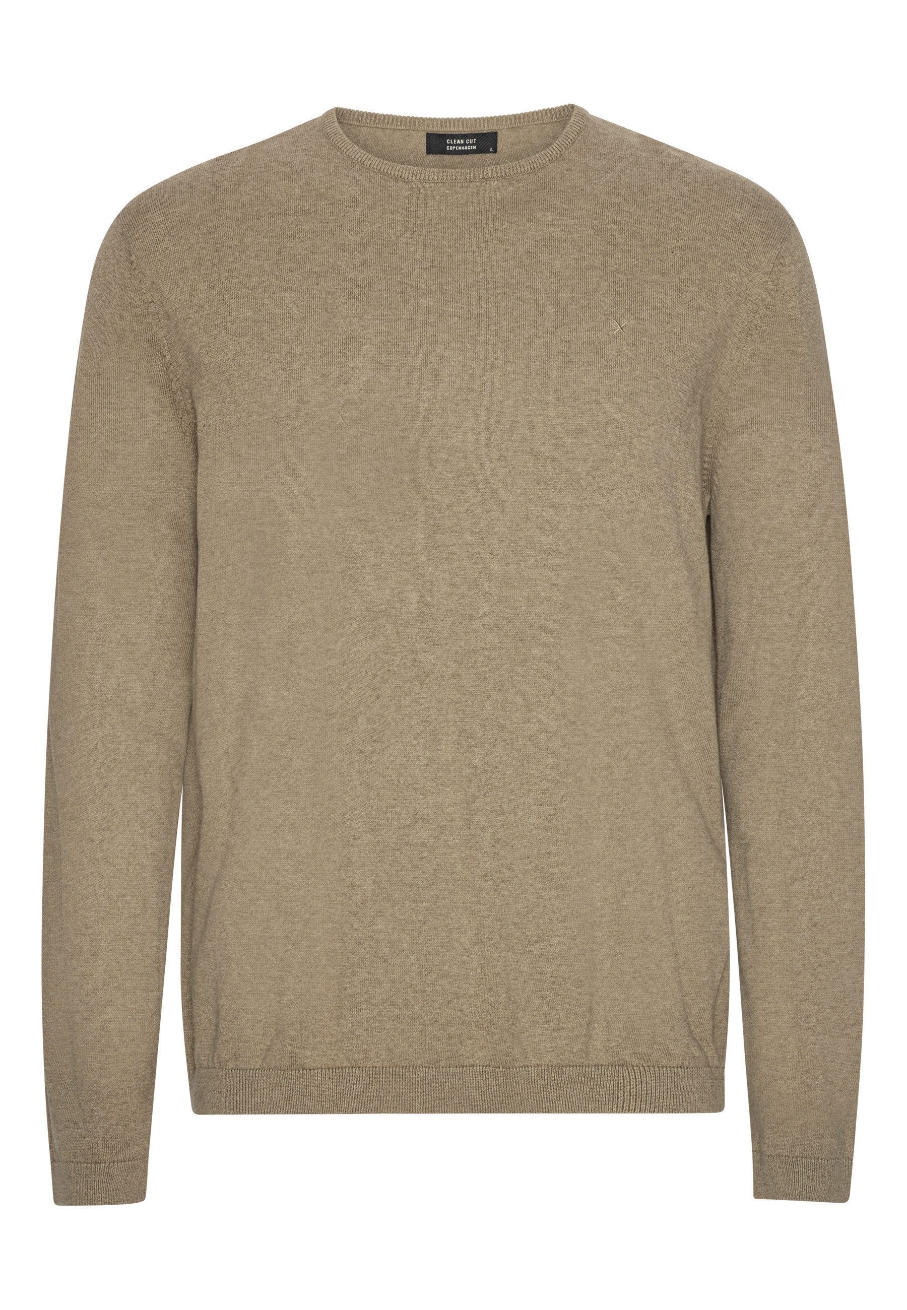 Clean Cut Copenhagen Rundhalspullover Clean Cut Copenhagen Claude Crewneck Knit (1-tlg)