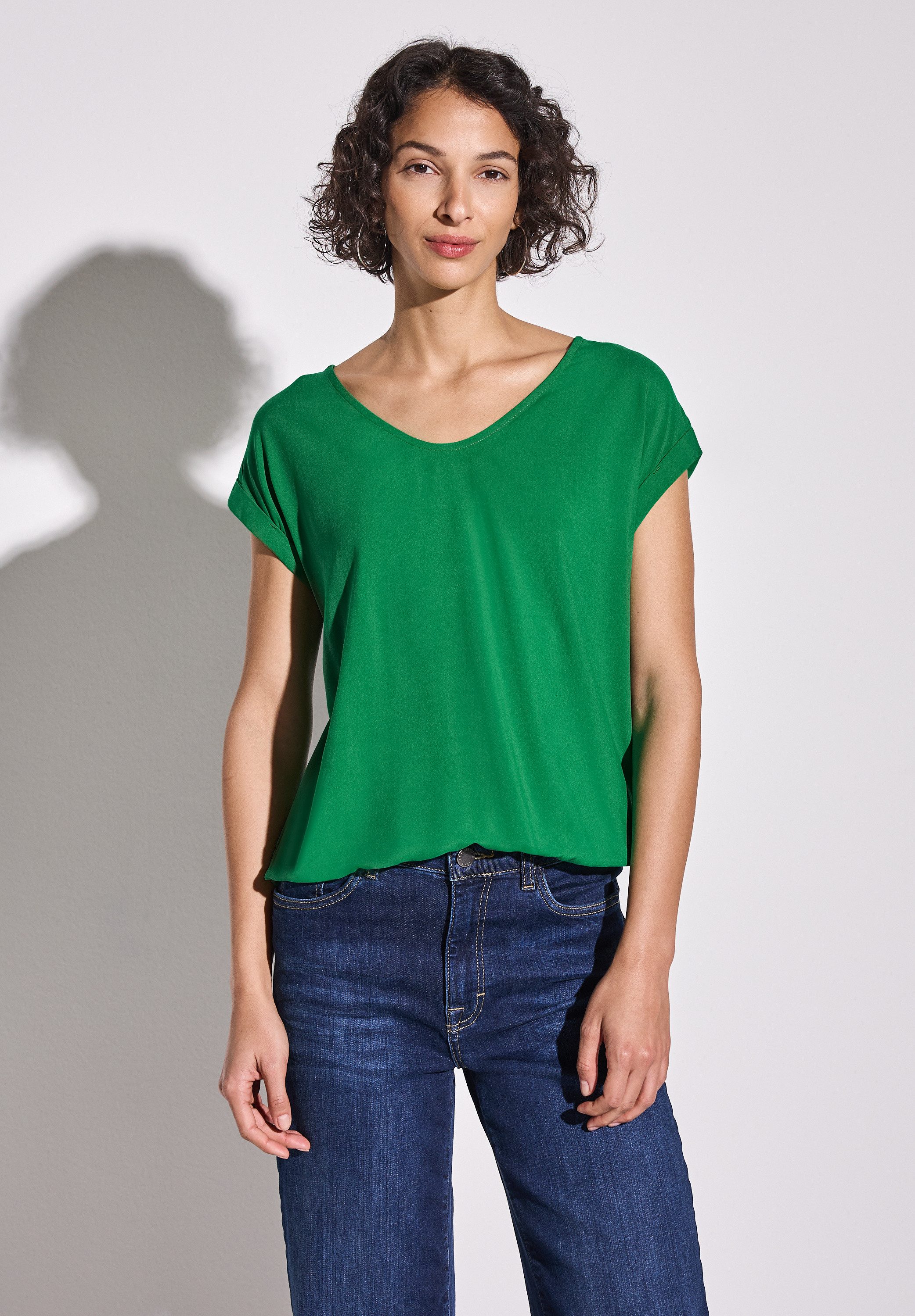 STREET ONE Hemdbluse aus softer Viskose