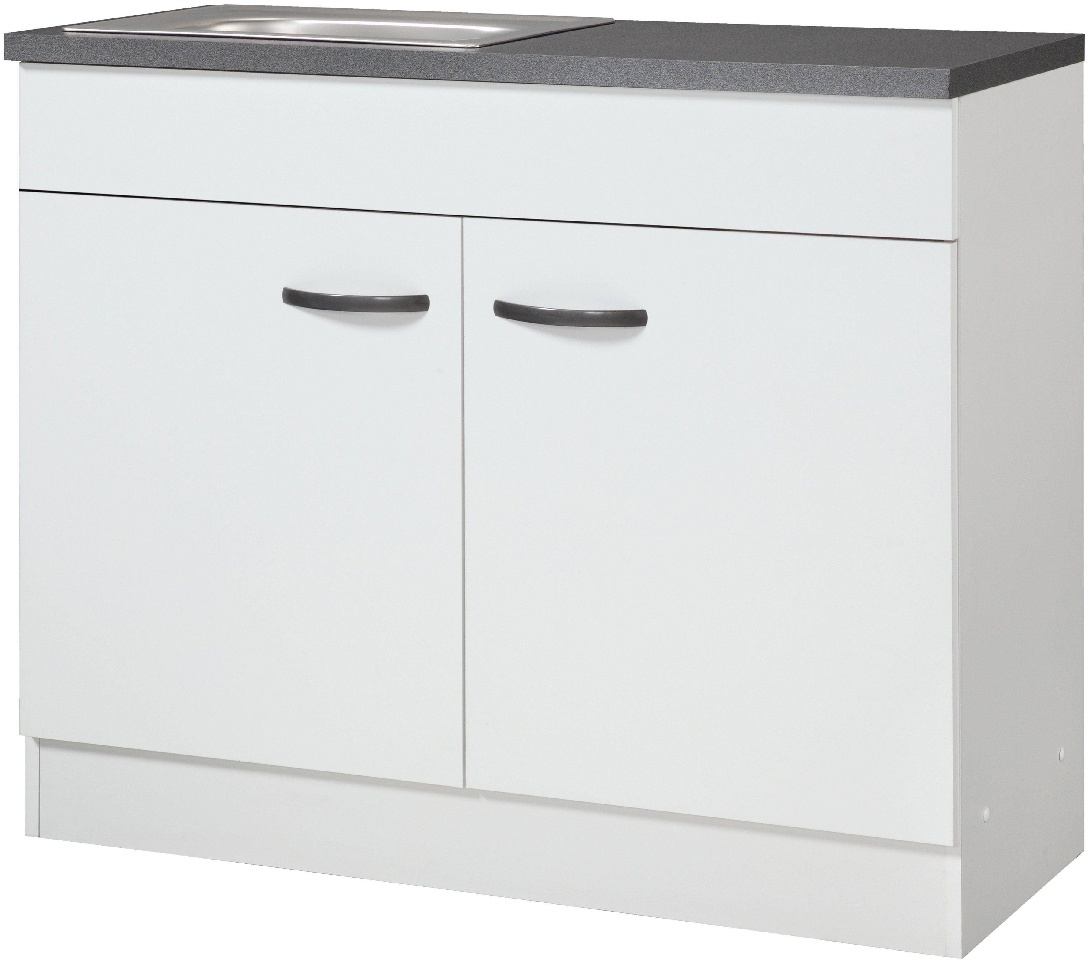 HELD MÖBEL Spülenschrank »Norderney« Breite 100 cm, mit viel Stauraum