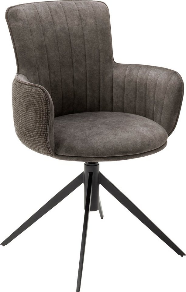 MCA furniture Esszimmerstuhl Denia (Set, 2 St), 2-er Set, Stuhl 360°drehbar  mit Nivellierung, belastbar bis 120 kg