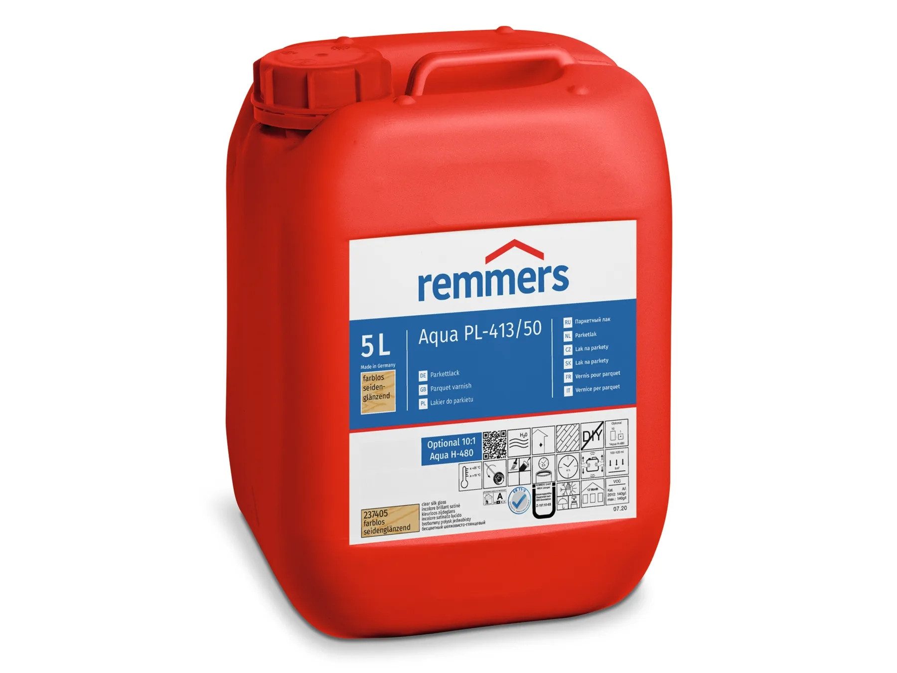 Remmers Treppen- und Parkettlack Aqua PL-413-Parkettlack