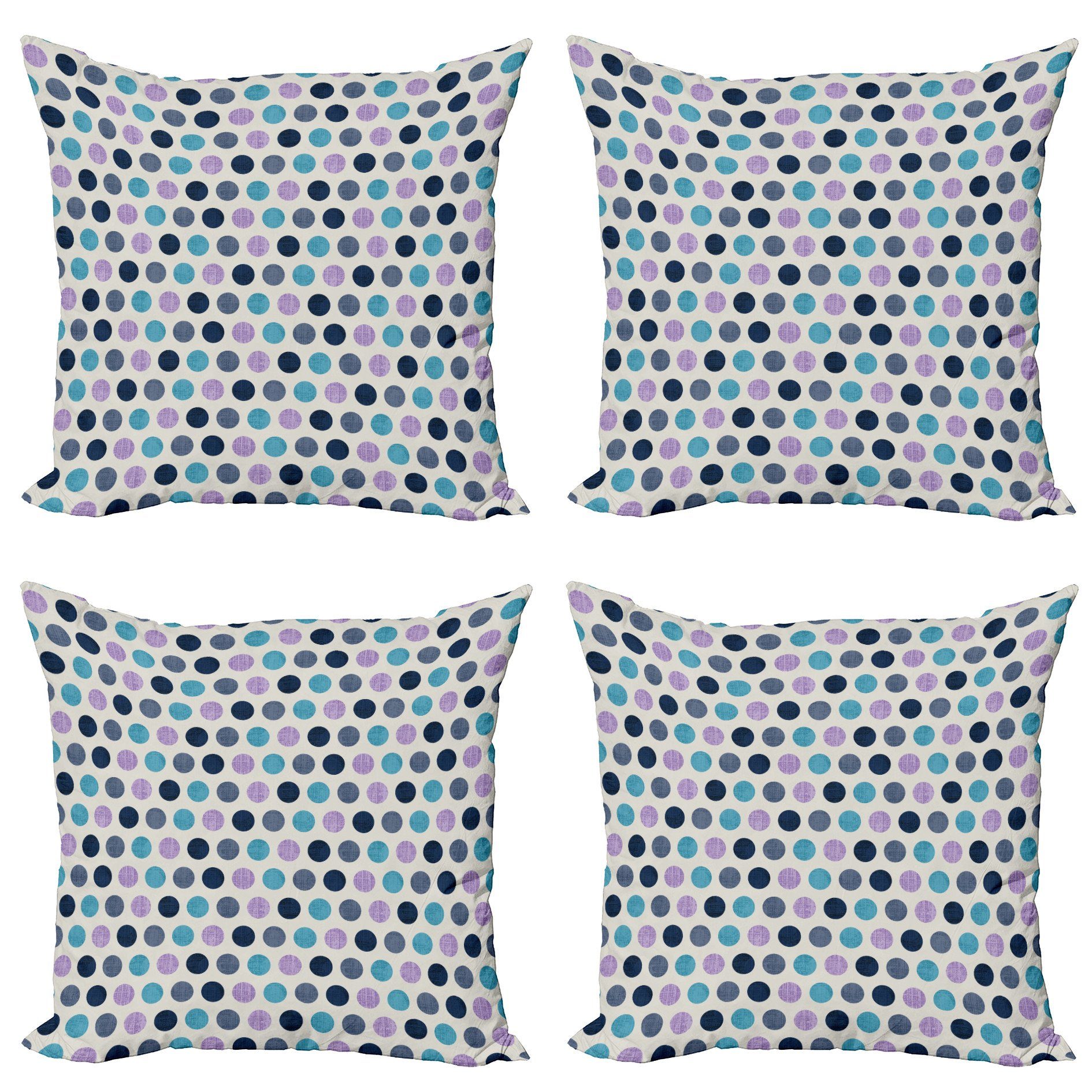 Kissenbezüge Abakuhaus Doppelseitiger Geometrisch Modern (4 Stück), Tupfen Ancestral Digitaldruck, Accent