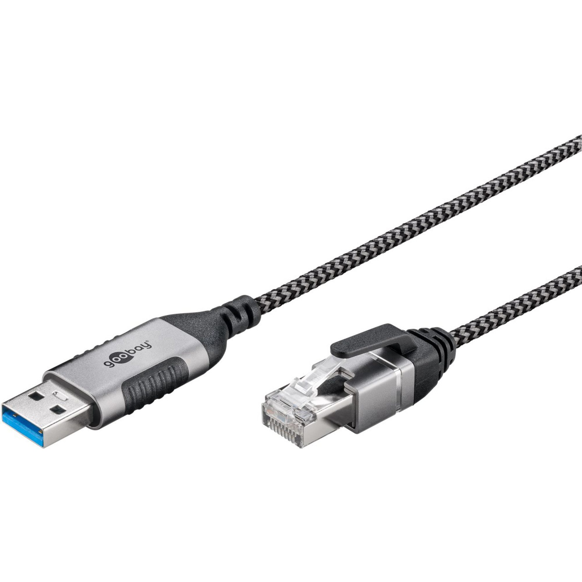 goobay Ethernet-Adapterkabel USB-A 3.2 Gen1 > Computer-Kabel