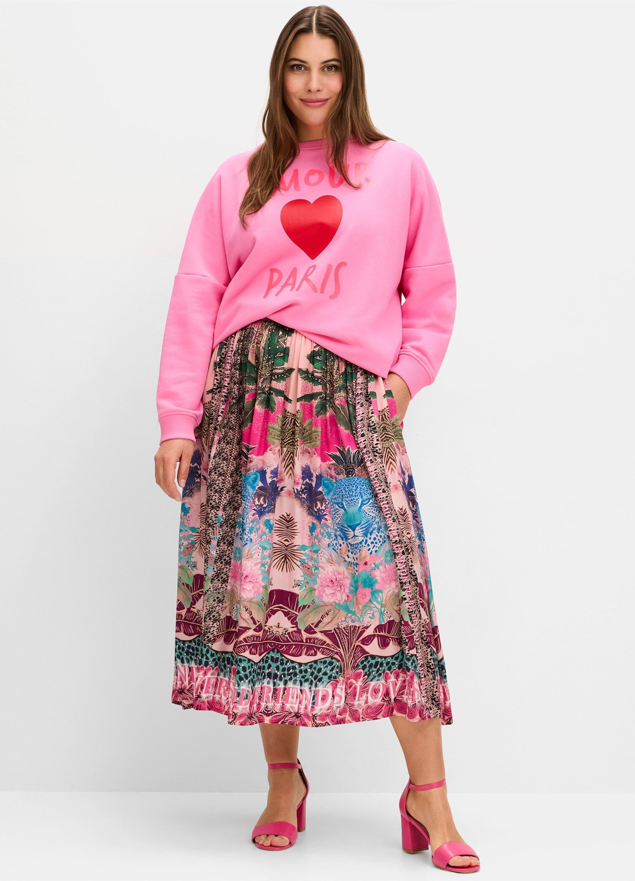 Sheego A-Linien-Rock Rock .