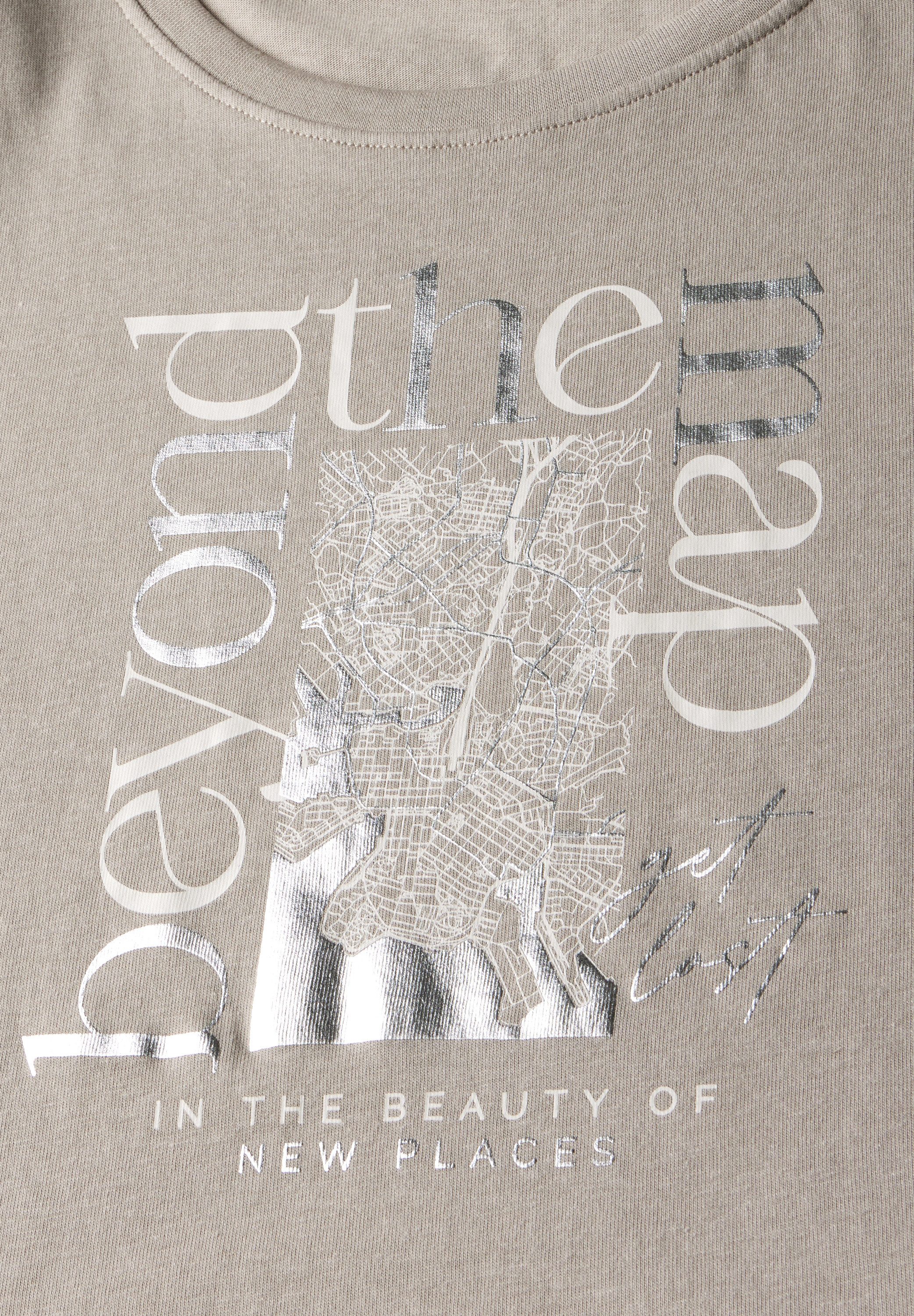 STREET ONE Print-Shirt im soften Baumwoll-Mix