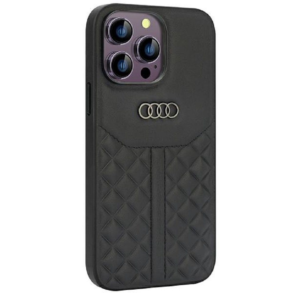 Handyhülle Case iPhone 15 Pro Max Audi Serie GT schwarz Kunstleder