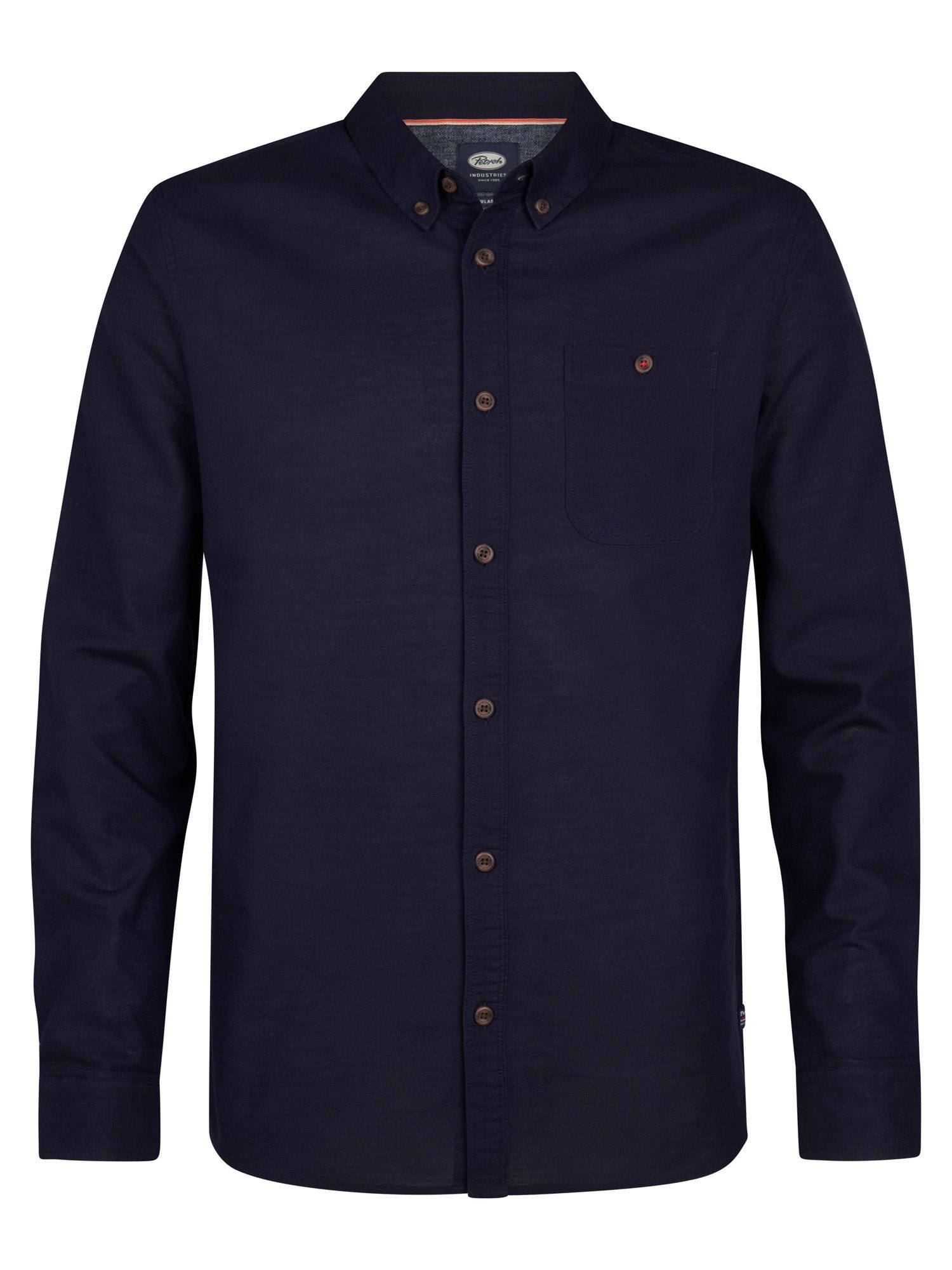 Langarmhemd Men Shirt Long Sleeve Uni