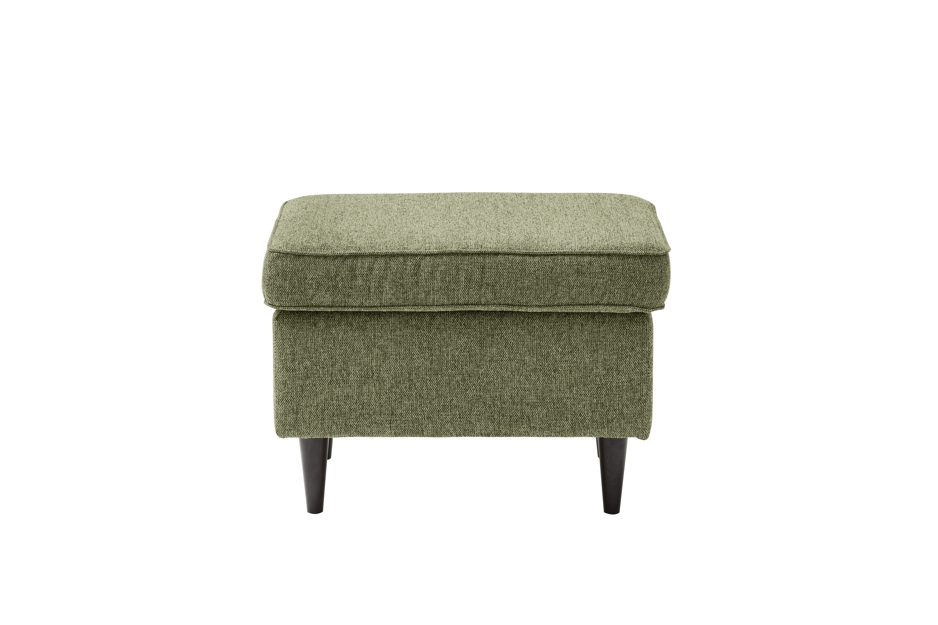 freiraum Fußhocker OSKAR, in olive, Stoffbezug, weich, 100% Polyester - 63x günstig online kaufen