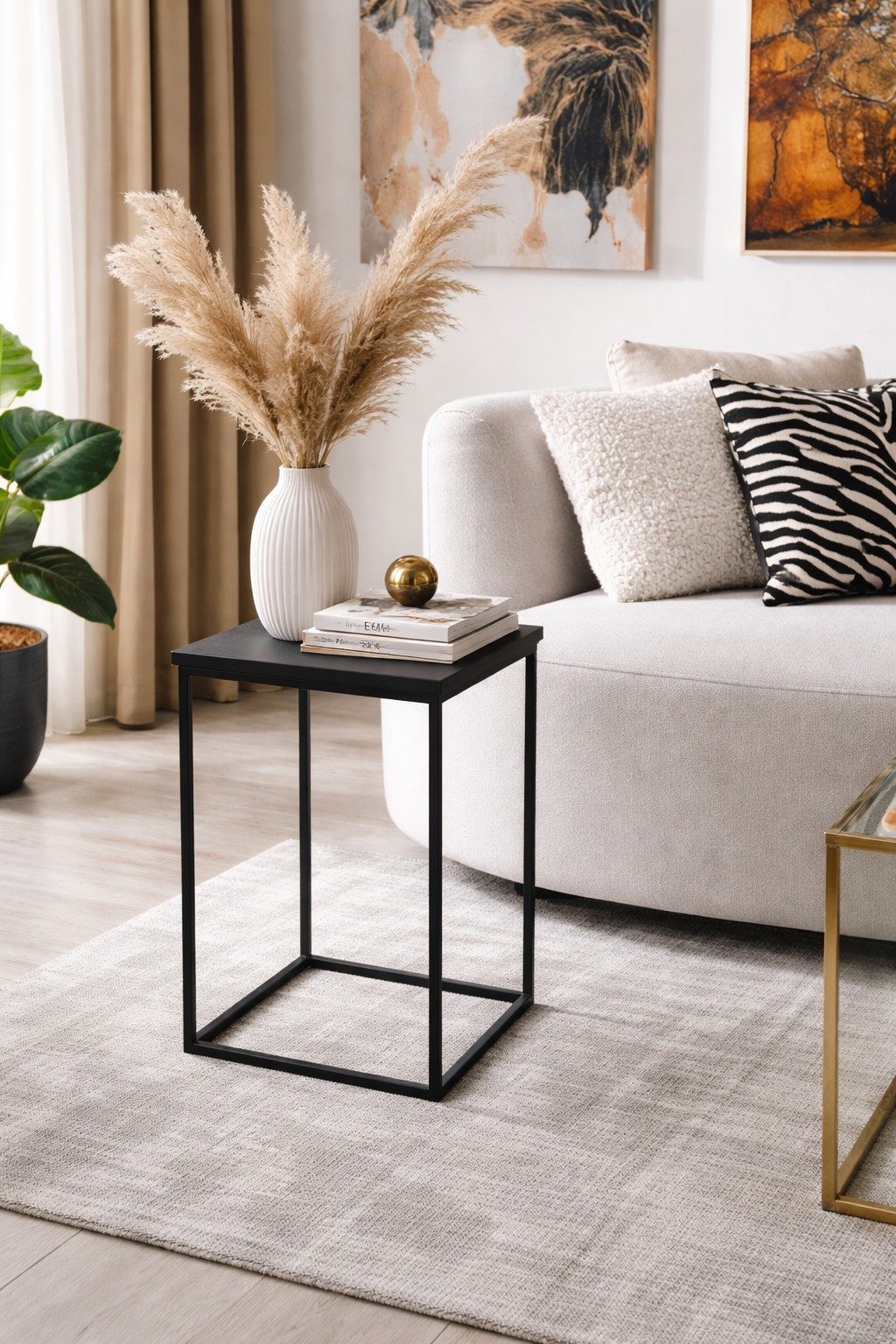 moebel-direkt-online Beistelltisch aus Metall, wahlweise 50 cm hoch oder 70 cm hoch