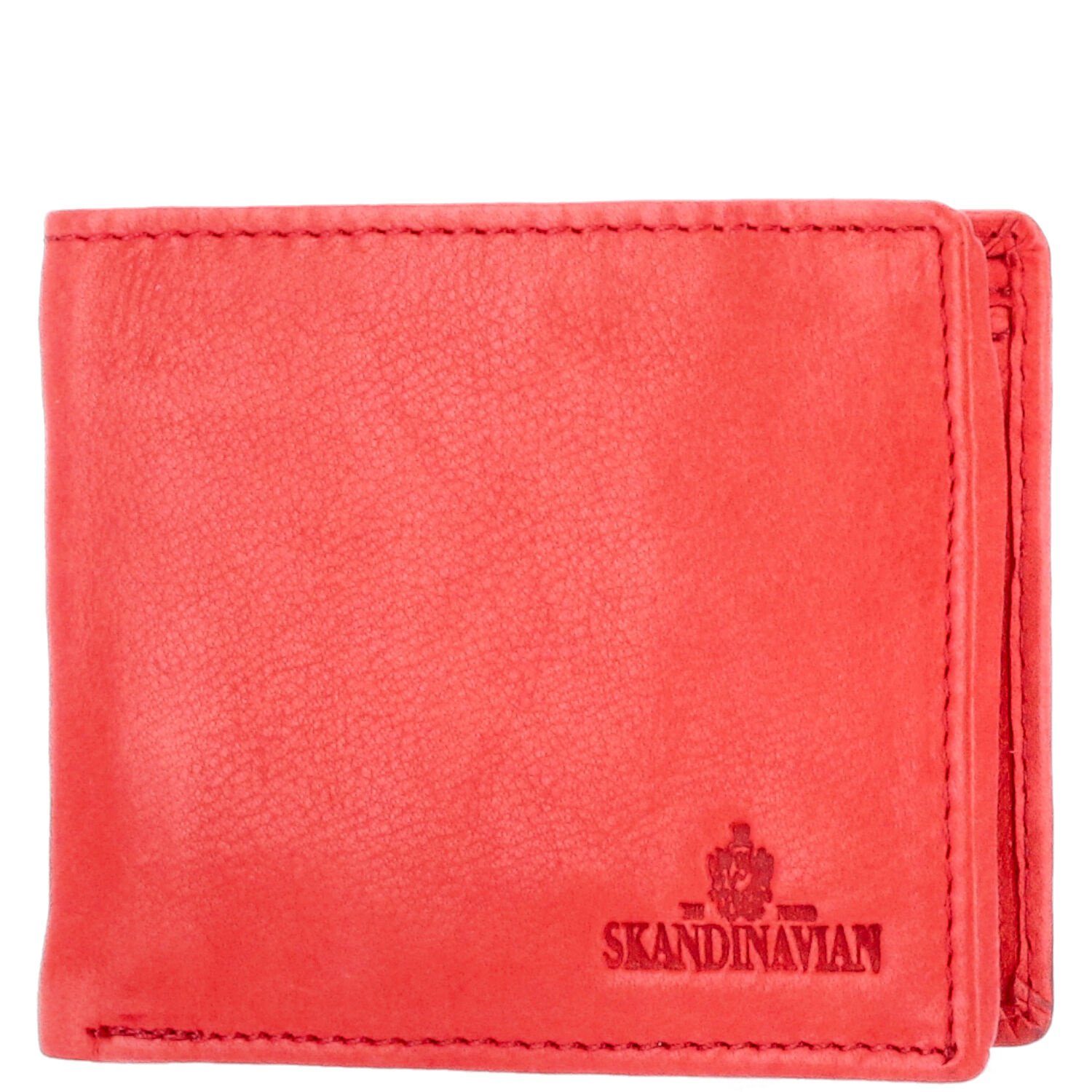 Geldbörse The Skandinavian Brand Leder Geldbörse Querformat - rot