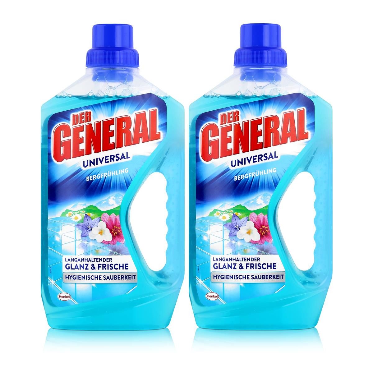 Der General Universal Bergfrühling 750ml Allzweckreiniger (2er Pack) Allzweckreiniger