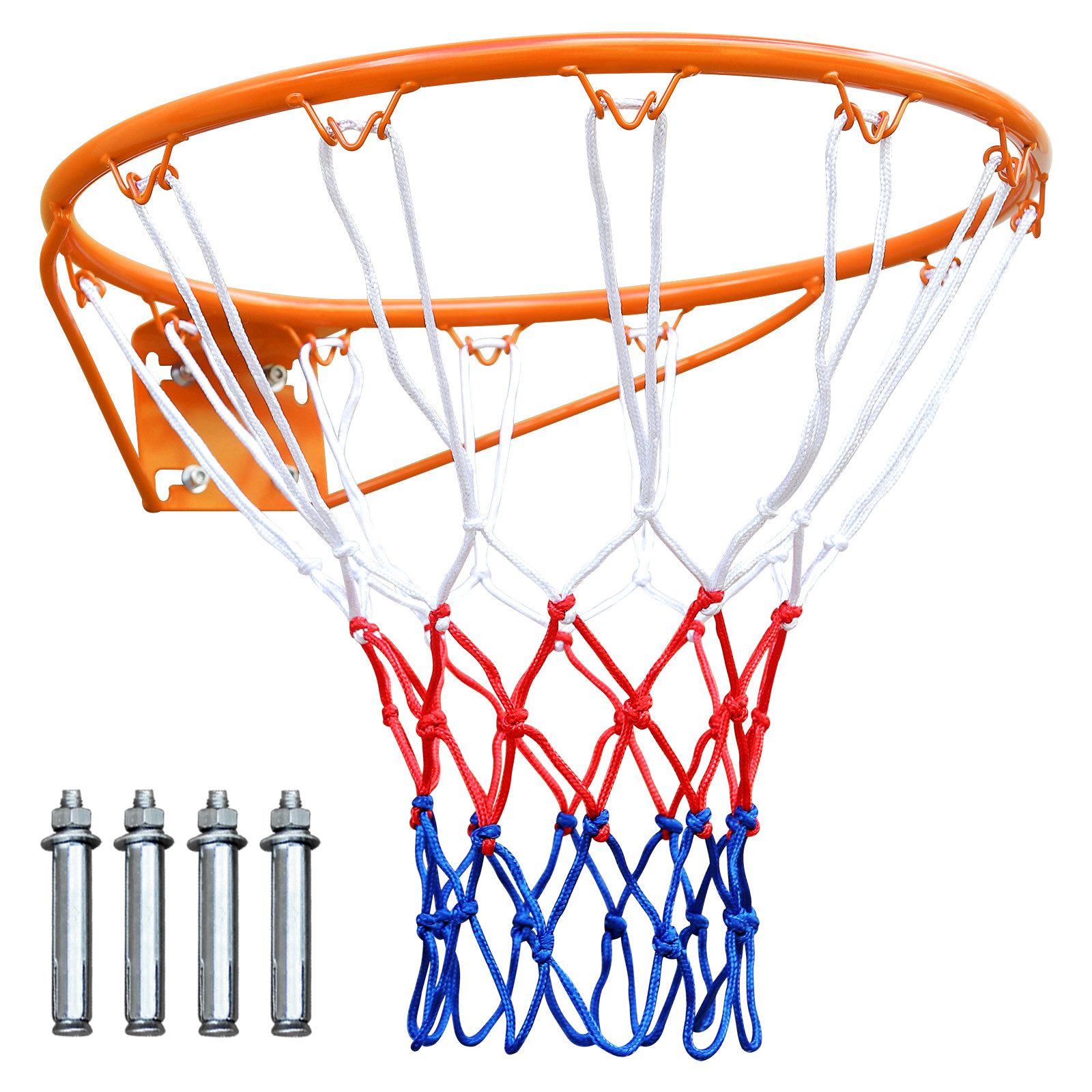 Basketballkorb 45.72cm Basketball Rim Replacement, Wall Door Mounted Basketball Rim