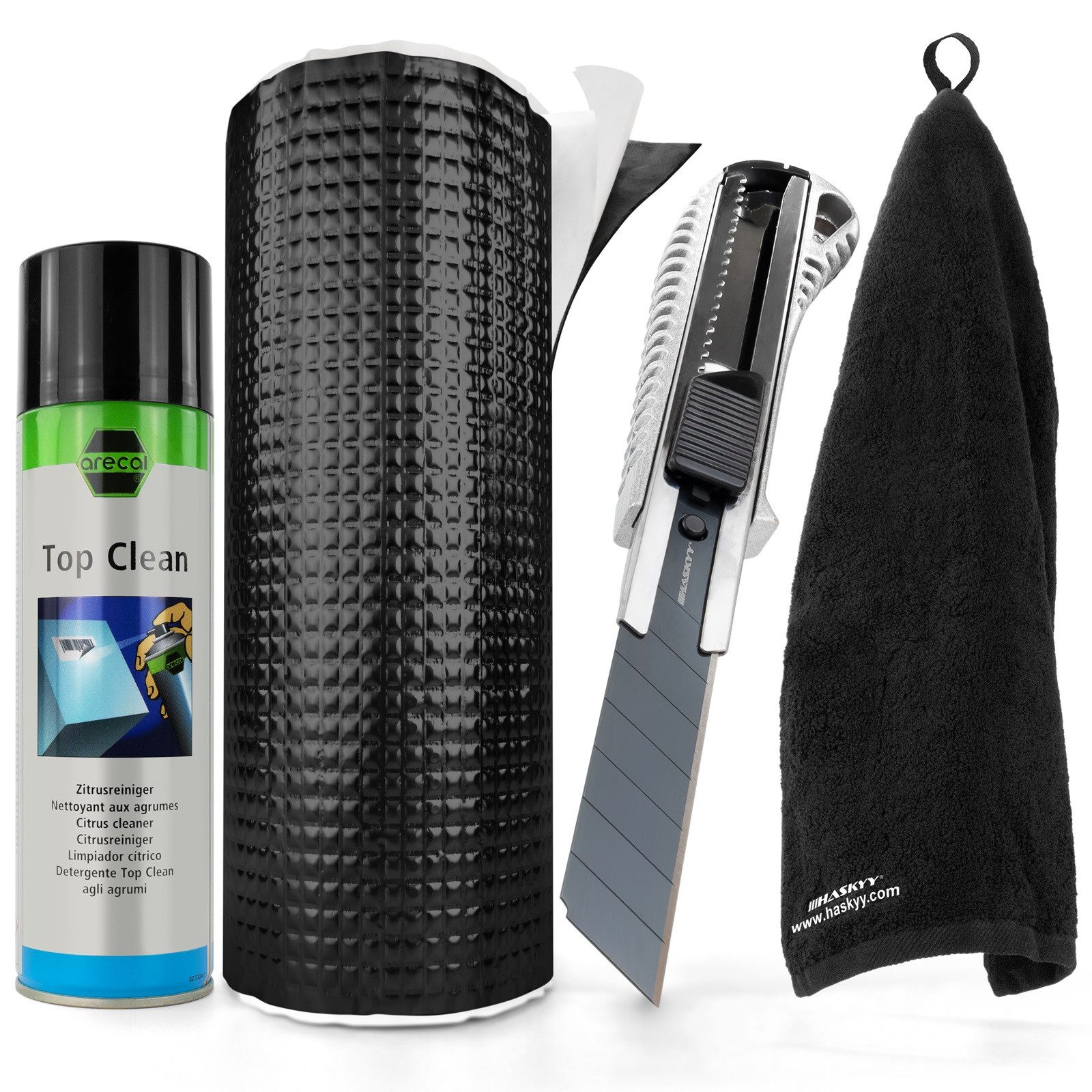 HASKYY Cuttermesser Alubutyl Schwarz 2qm Reinigungs- günstig online kaufen