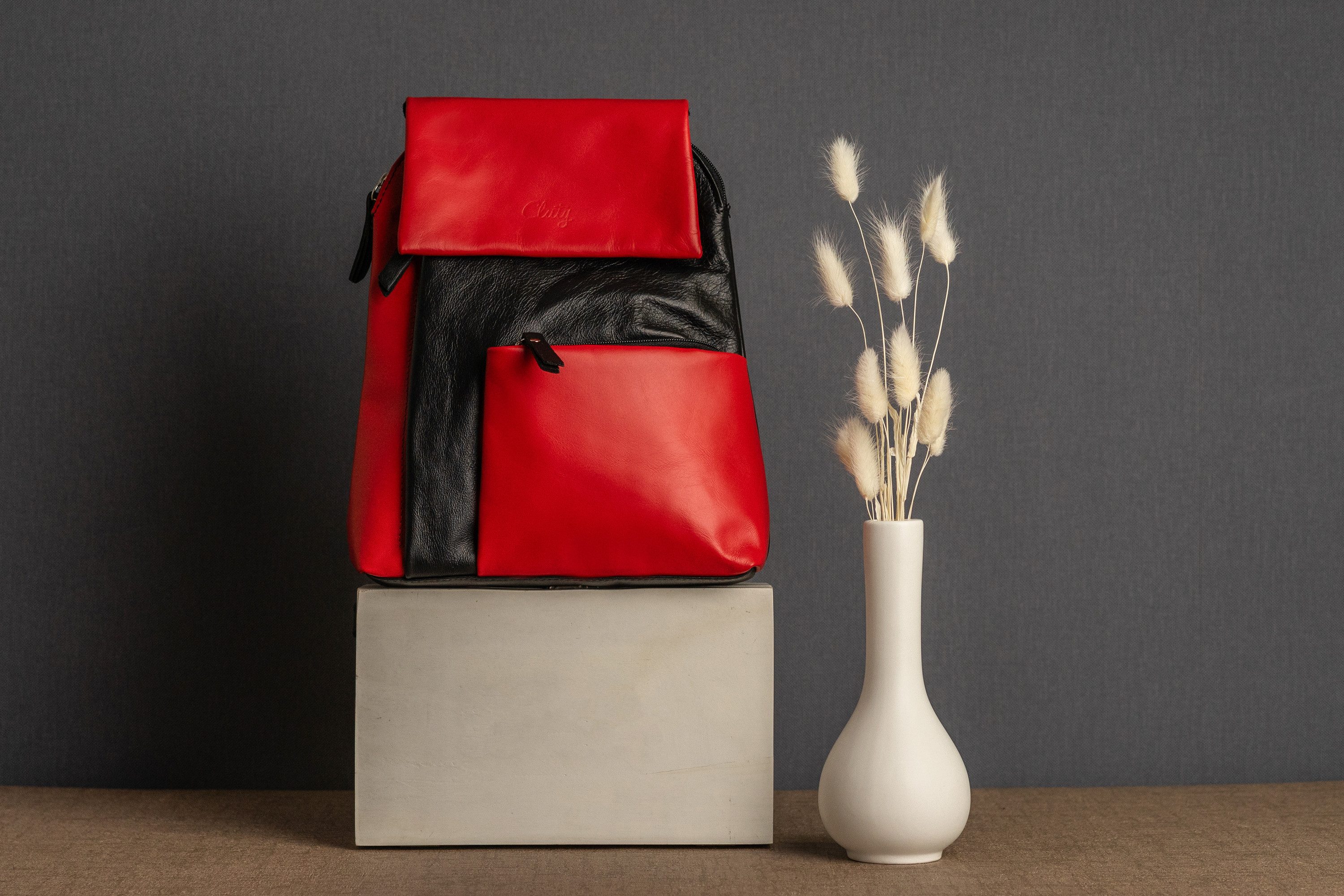 Cluty Cityrucksack, echt Leder, Made in günstig online kaufen