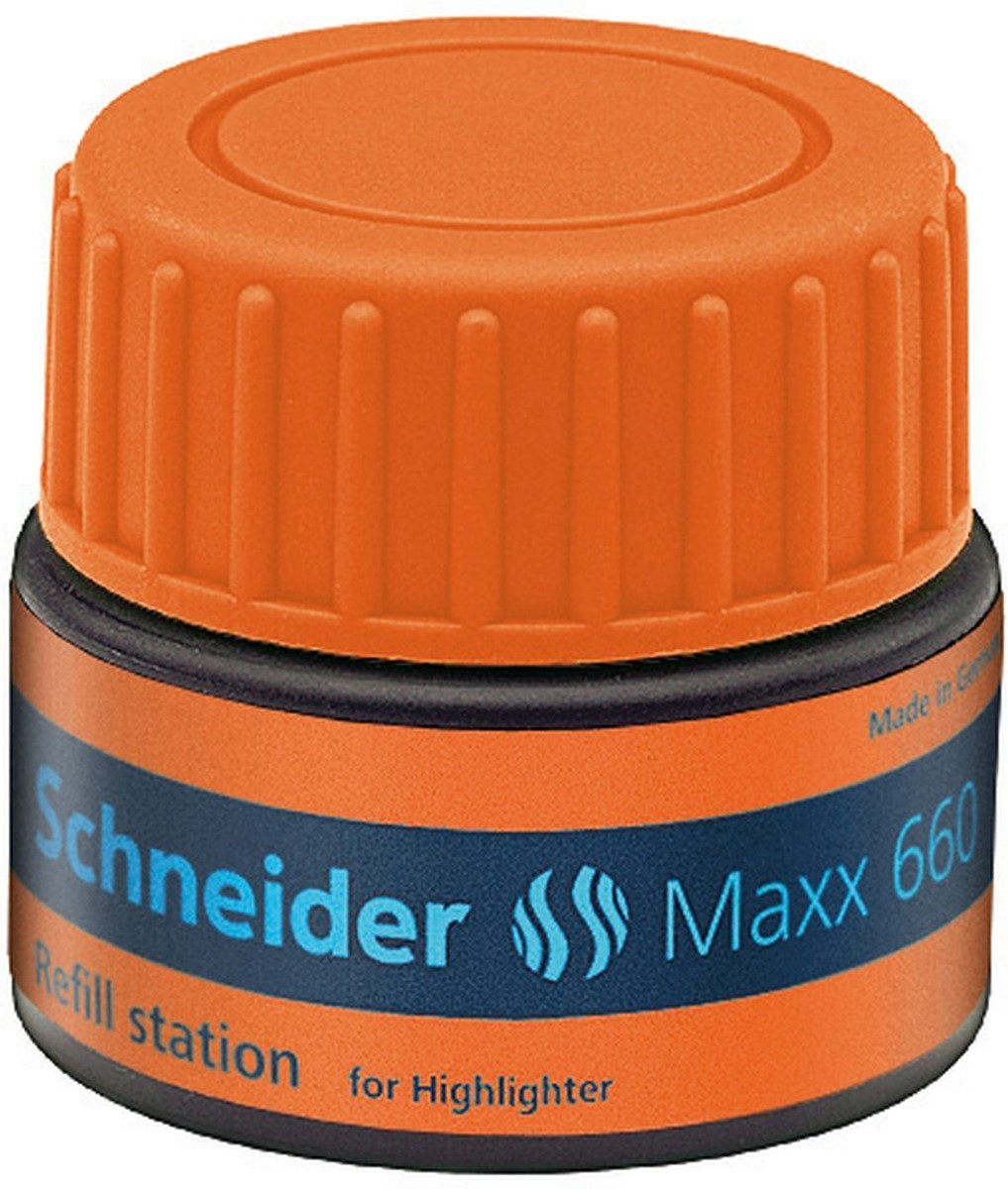 SCHNEIDER Füllhalter Textmarker Refill-Station 660 orange