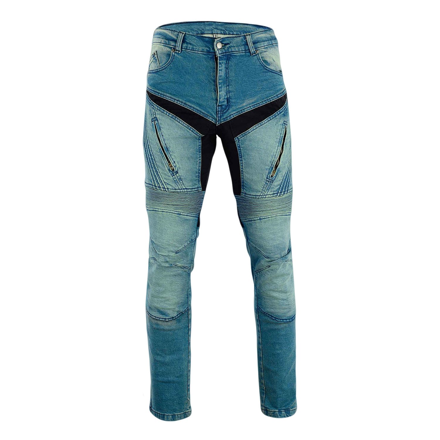 BULLDT Motorradhose JEANS-010 Damen (mit 4 abnehmbaren Protektoren) BULLDT Damen Jeans Gefüttert mit Aramid-Stoff