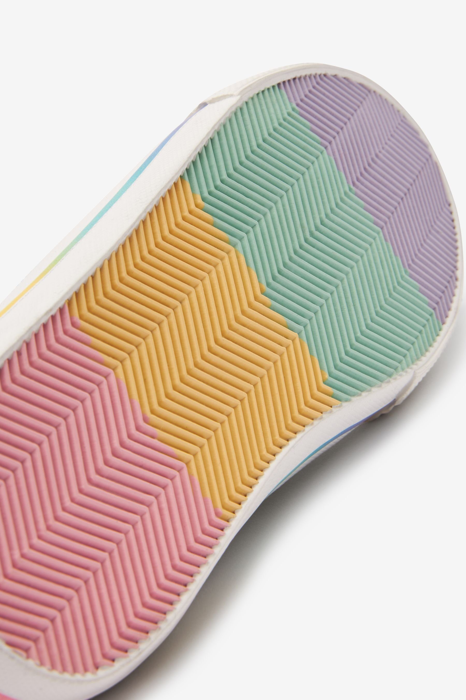 White Rainbow Schnürsneaker Embellished Next Sneaker (1-tlg)