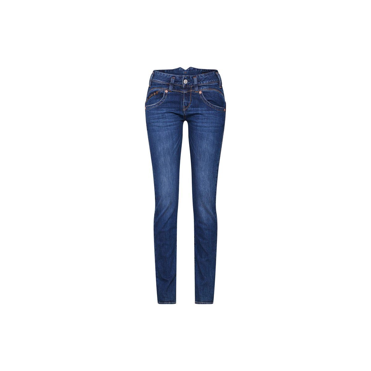 Herrlicher 5-Pocket-Jeans blau (1-tlg)