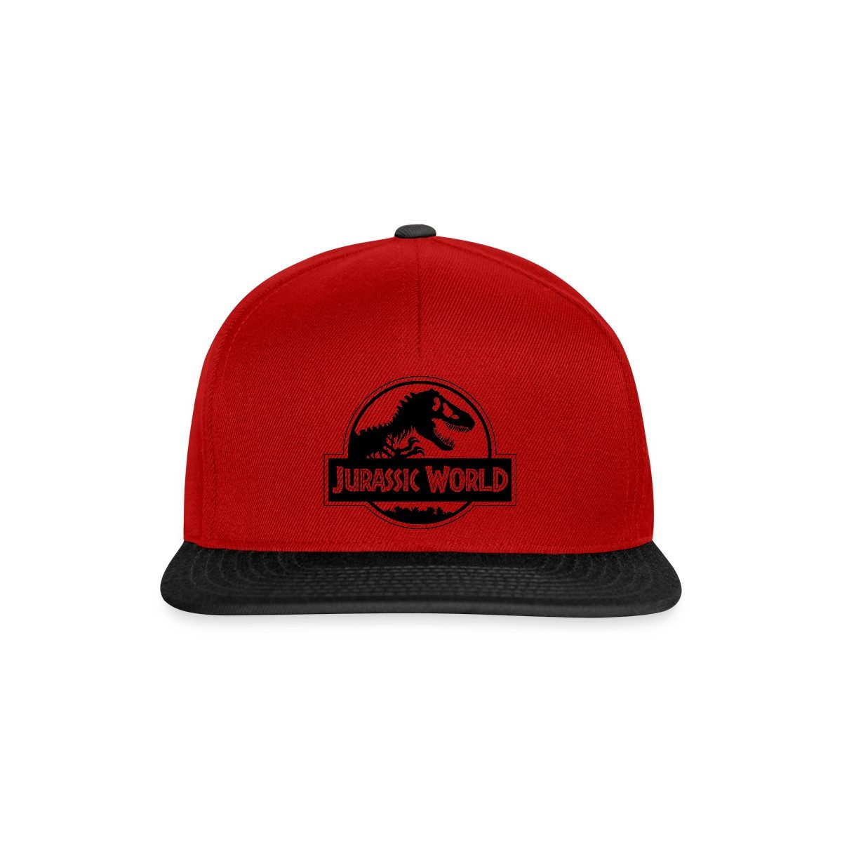 Snapback Cap Jurassic World Klassisches Logo In Schwarz Snapback Cap