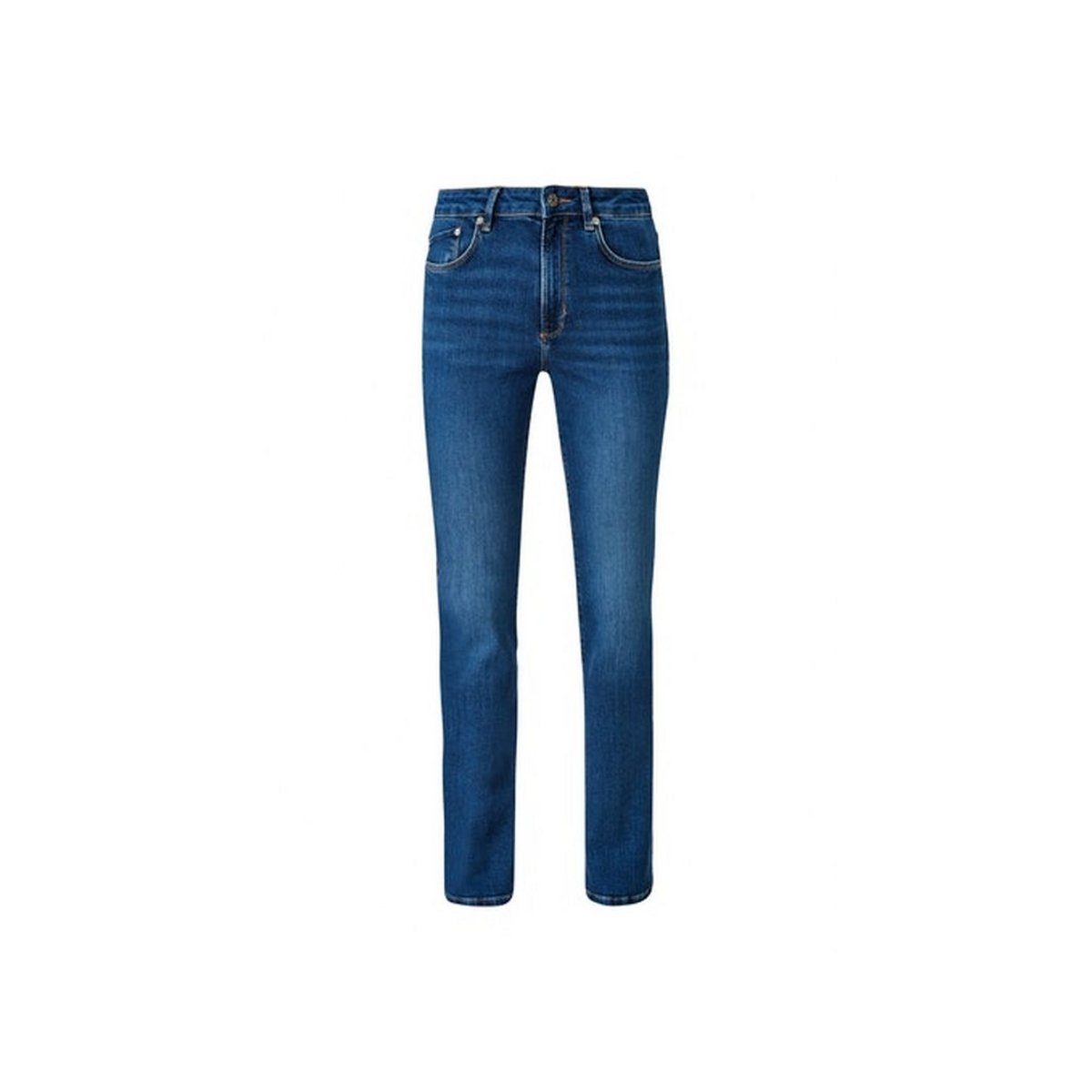 s.Oliver 5-Pocket-Jeans dunkel-blau (1-tlg) | Straight-Fit Jeans