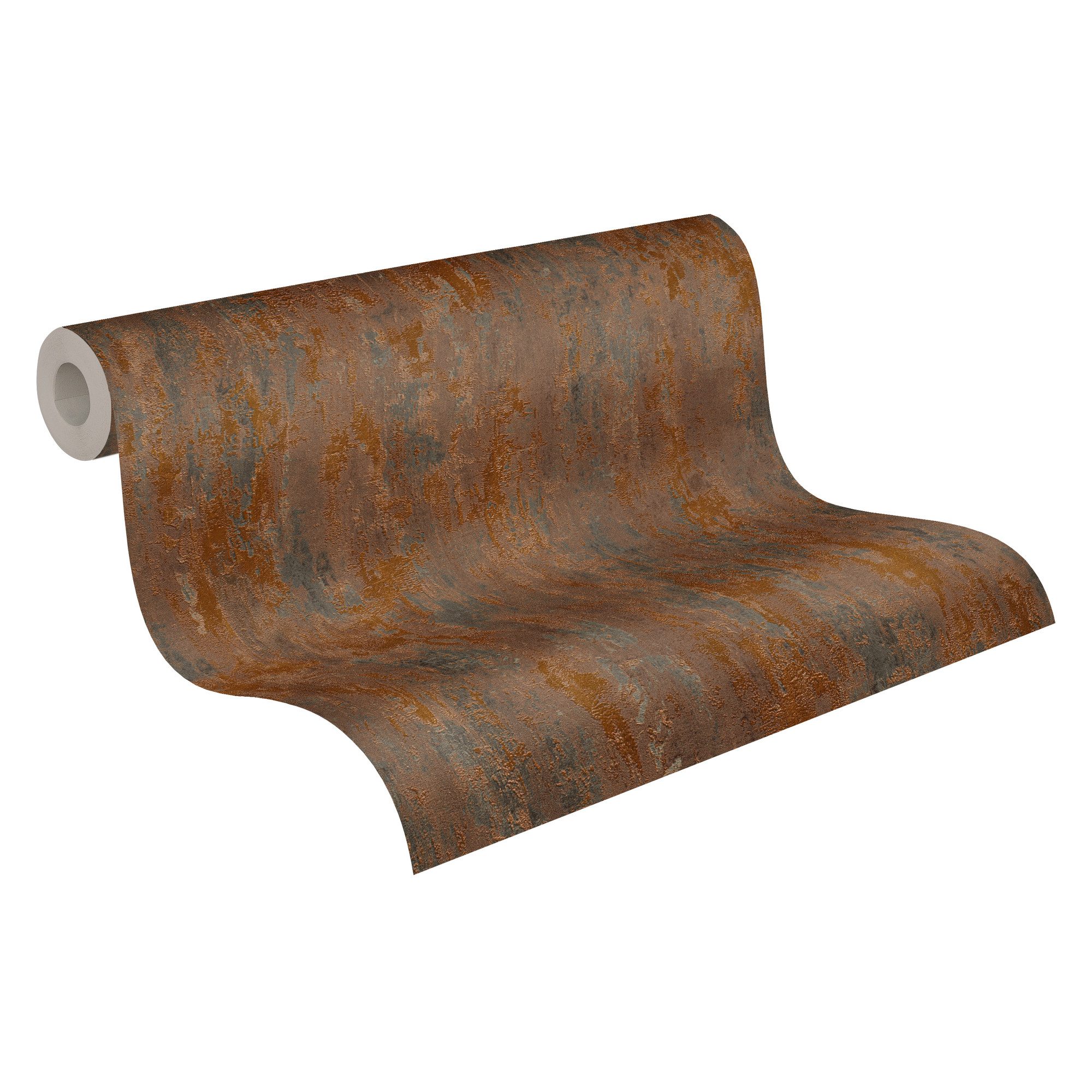 A.S. Création Vliestapete Industrial Rost-Optik Tapete Kupfer Braun – Metal günstig online kaufen