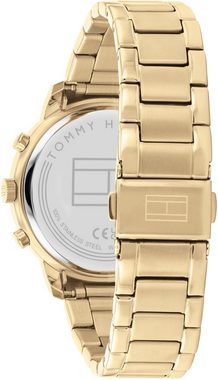 Tommy Hilfiger Multifunktionsuhr SPORT, 1782525, Quarzuhr, Armbanduhr, Damenuhr, Datum, 12/24-Stunden-Anzeige