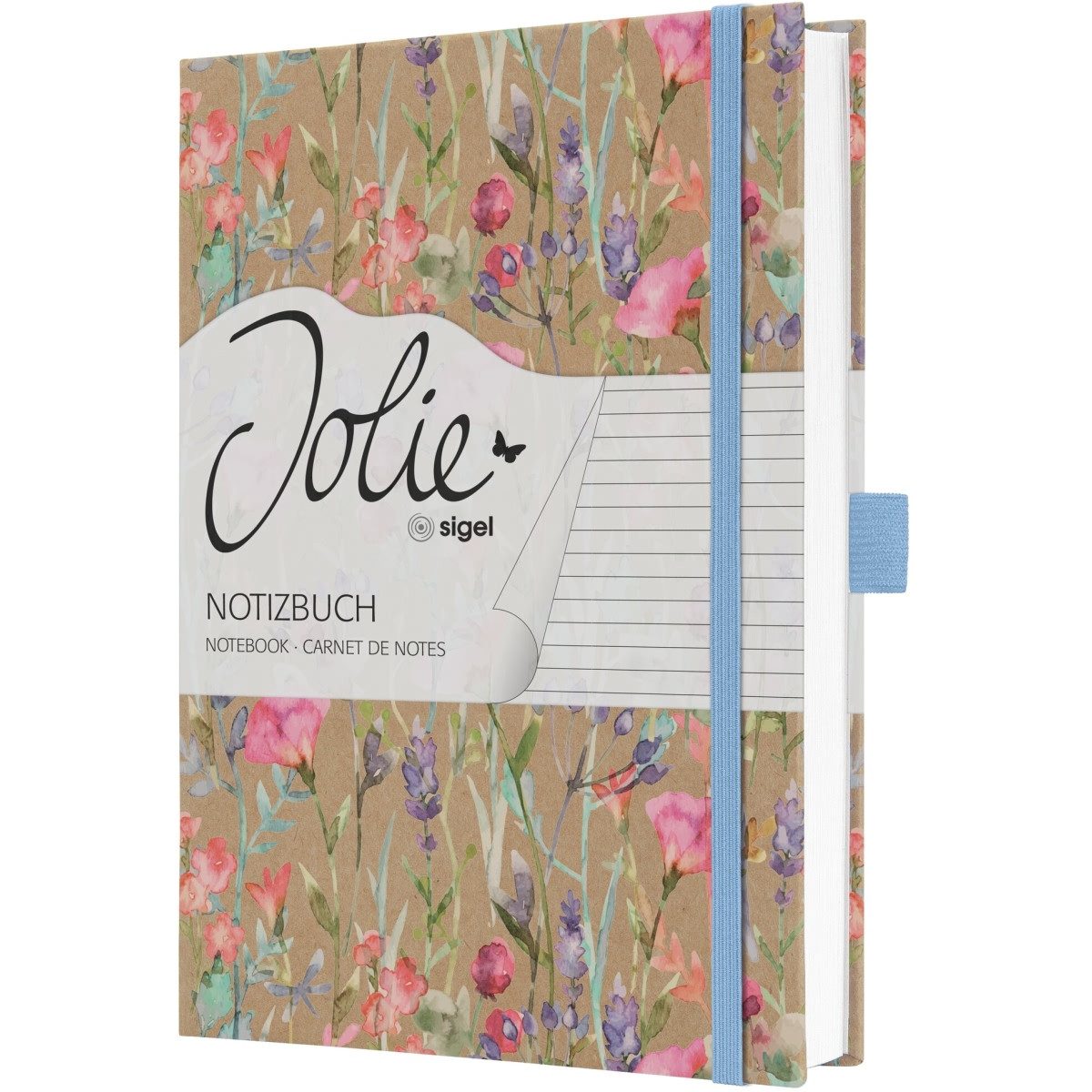 Notizbuch SIGEL Notizbuch Jolie JN853 A5 liniert Pure Wildflowers.