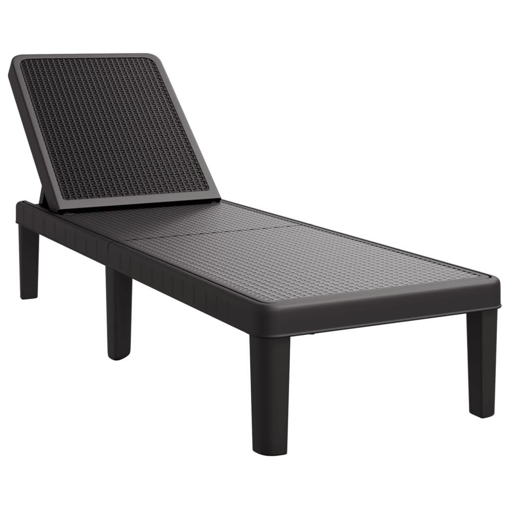 vidaXL Gartenliege 4-fach Verstellbare Sonnenliege 155,5x57x28 günstig online kaufen